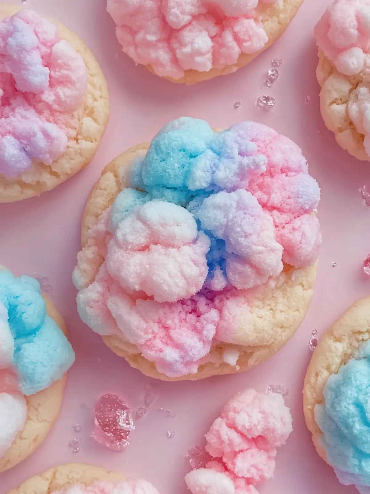 Delicious Cotton Candy Cookies for a Sweet Nostalgia Trip 4 Cotton Candy Cookies