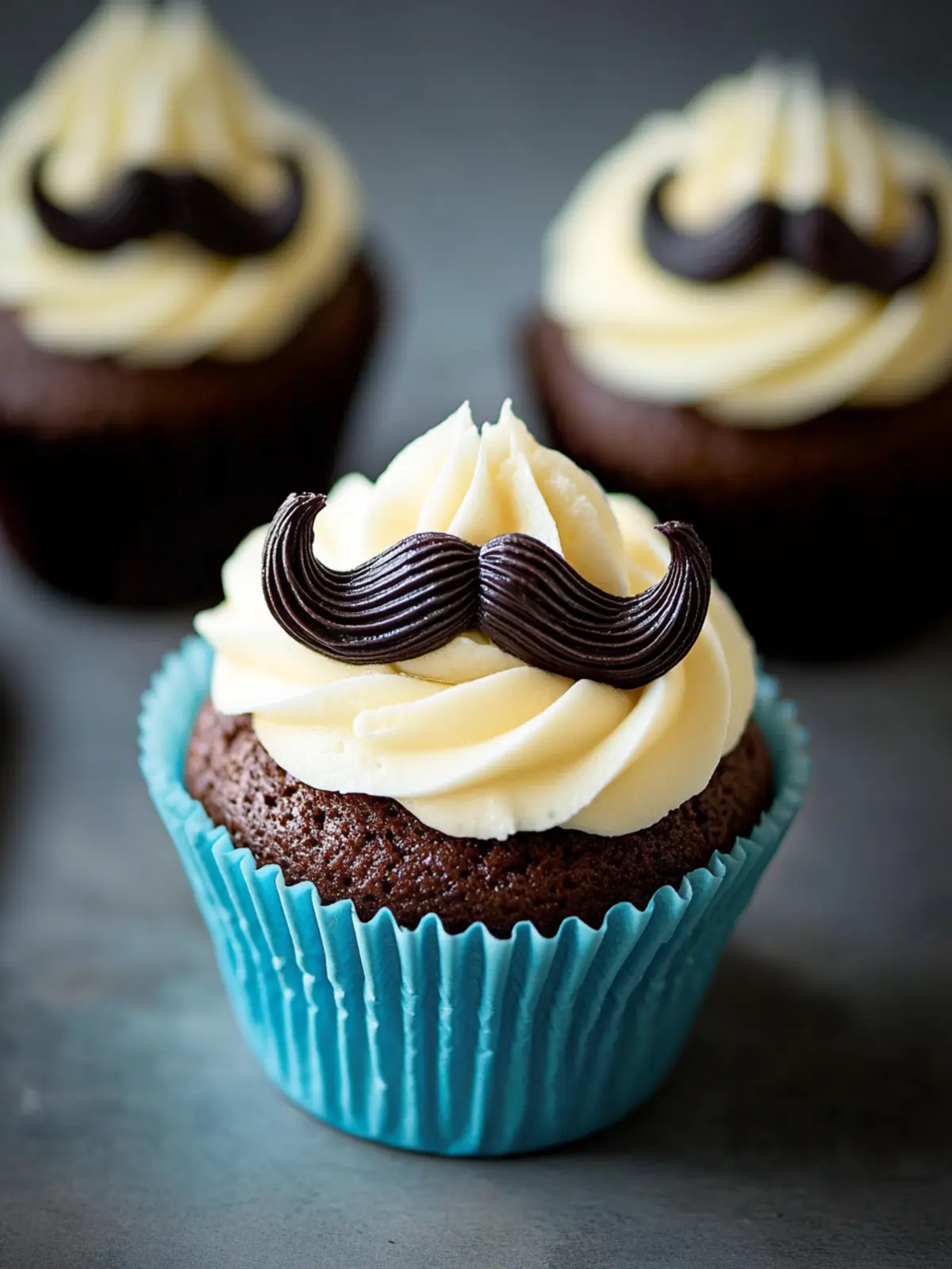 Mustache Cupcakes: Fun Family Treats for Any Celebration 3 Mustache Cupcakes