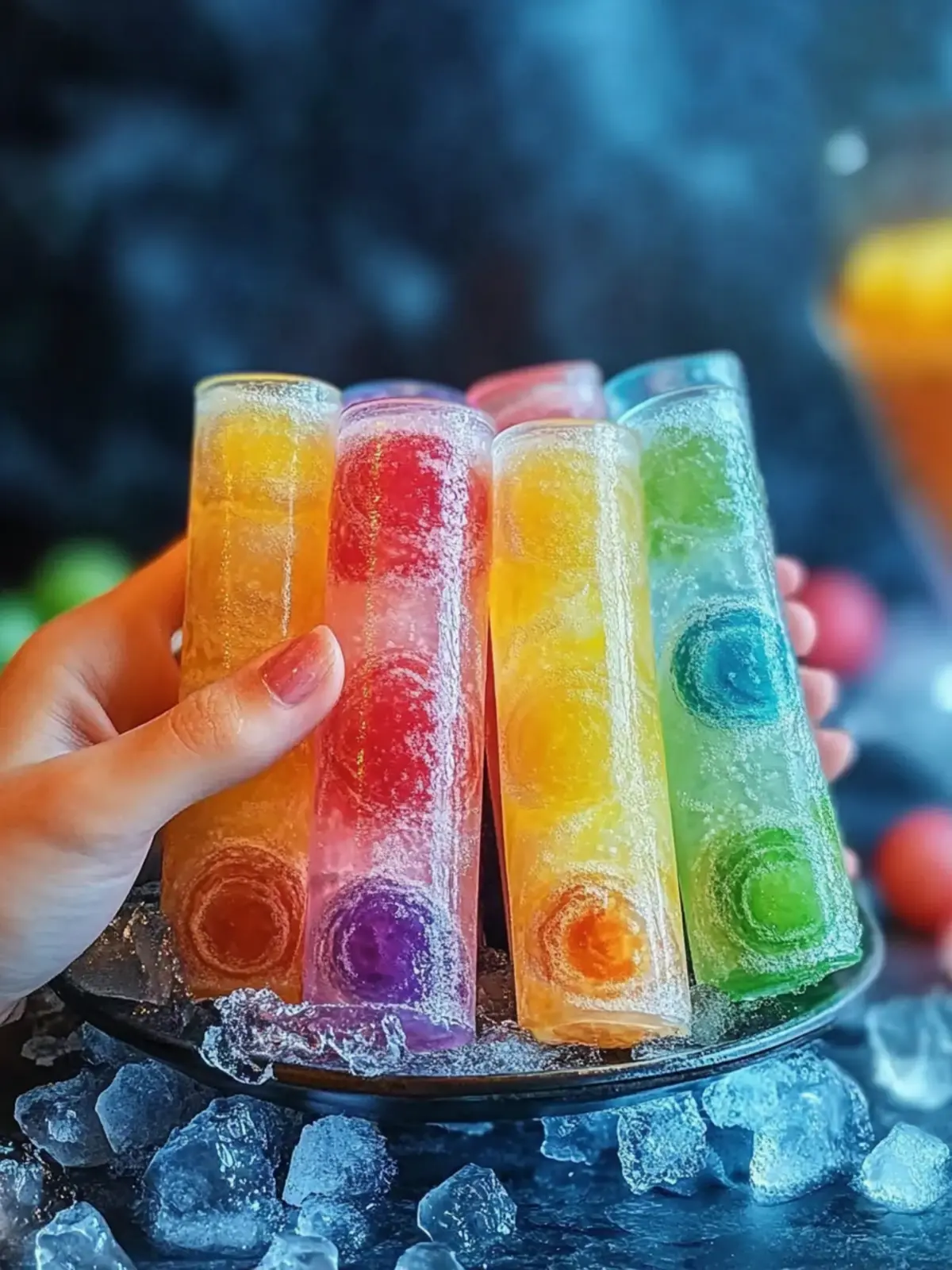 Sweet & Sour Vodka Rainbow Rollups