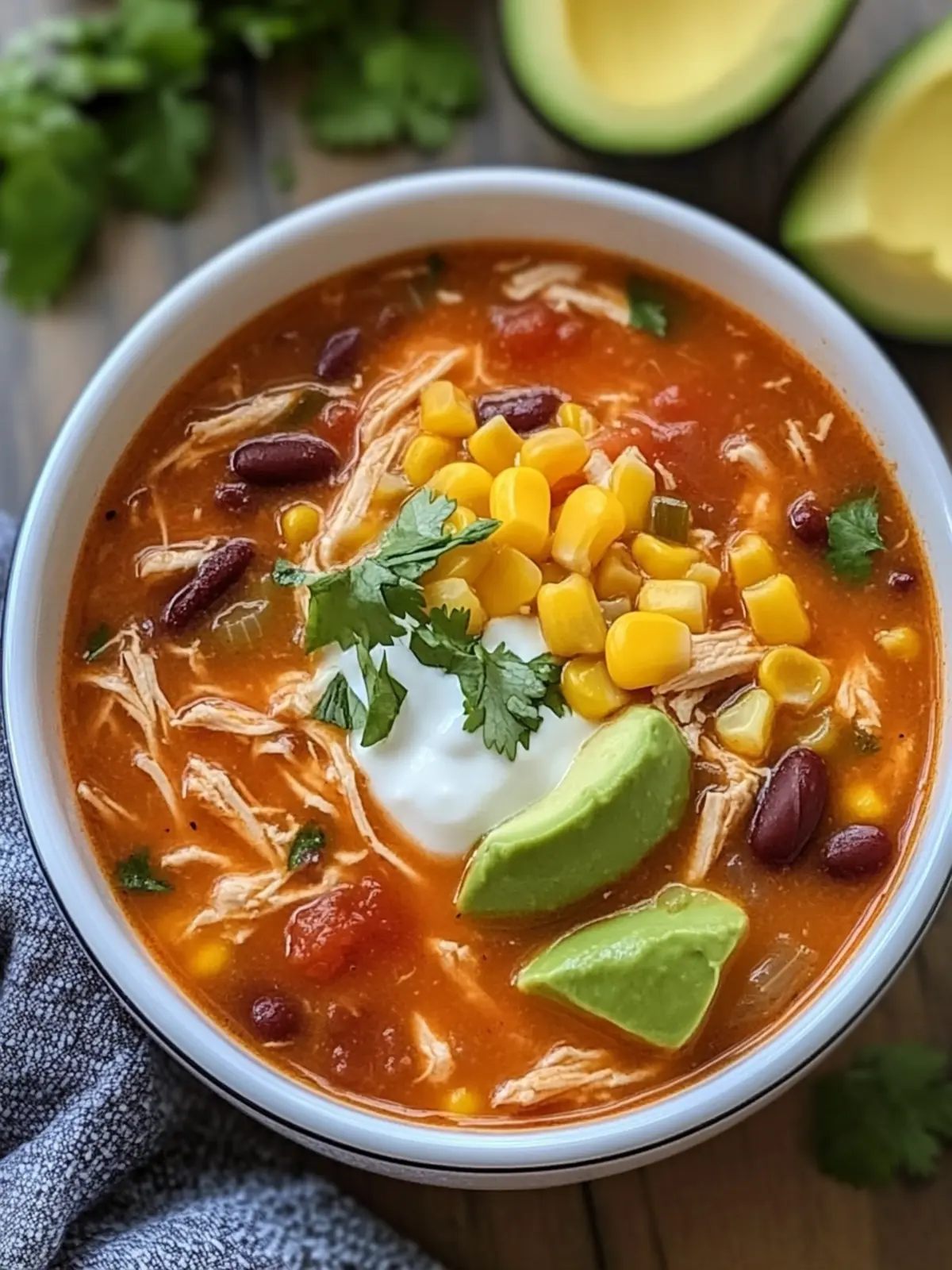 Low-Carb Chicken Taco Soup: A Cozy, Guilt-Free Delight 4 Chicken Taco Soup