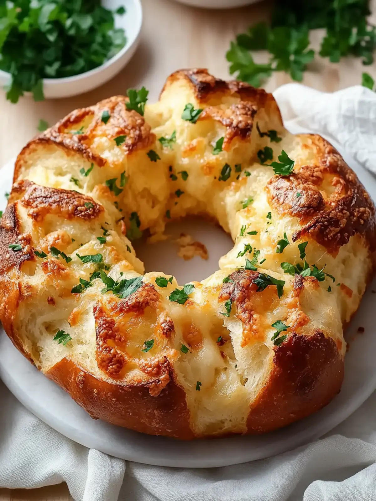 Cheesy Garlic Bread Rings That Will Wow Your Guests 3 Cheesy Garlic Bread Rings