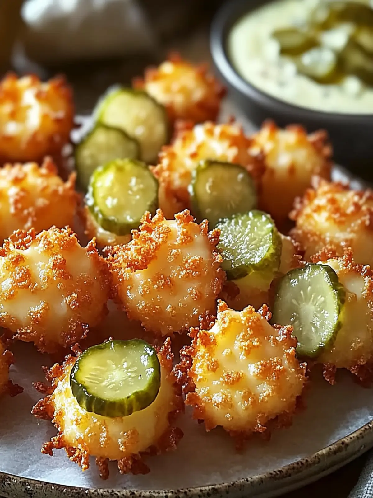 Crispy Pickle Cheese Bites: Your New Favorite Snack Treat 2 Crispy Pickle Cheese Bites