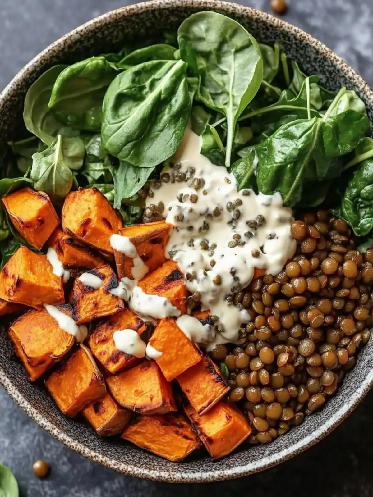 Healthy Lunch Sweet Potato Lentil Bowl for Energizing Meals 3 Healthy Lunch Sweet Potato Lentil Bowl