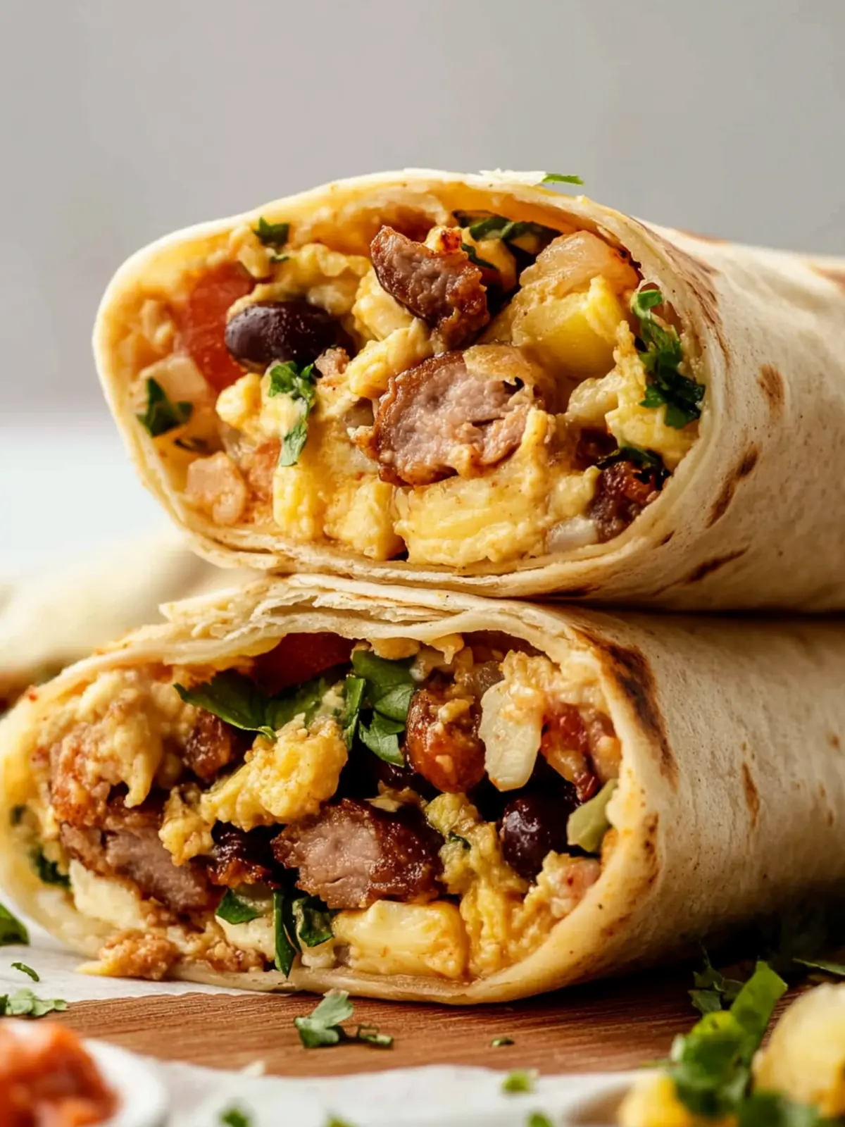 Savor the Day with High-Protein Breakfast Burritos 2 High-Protein Breakfast Burrito