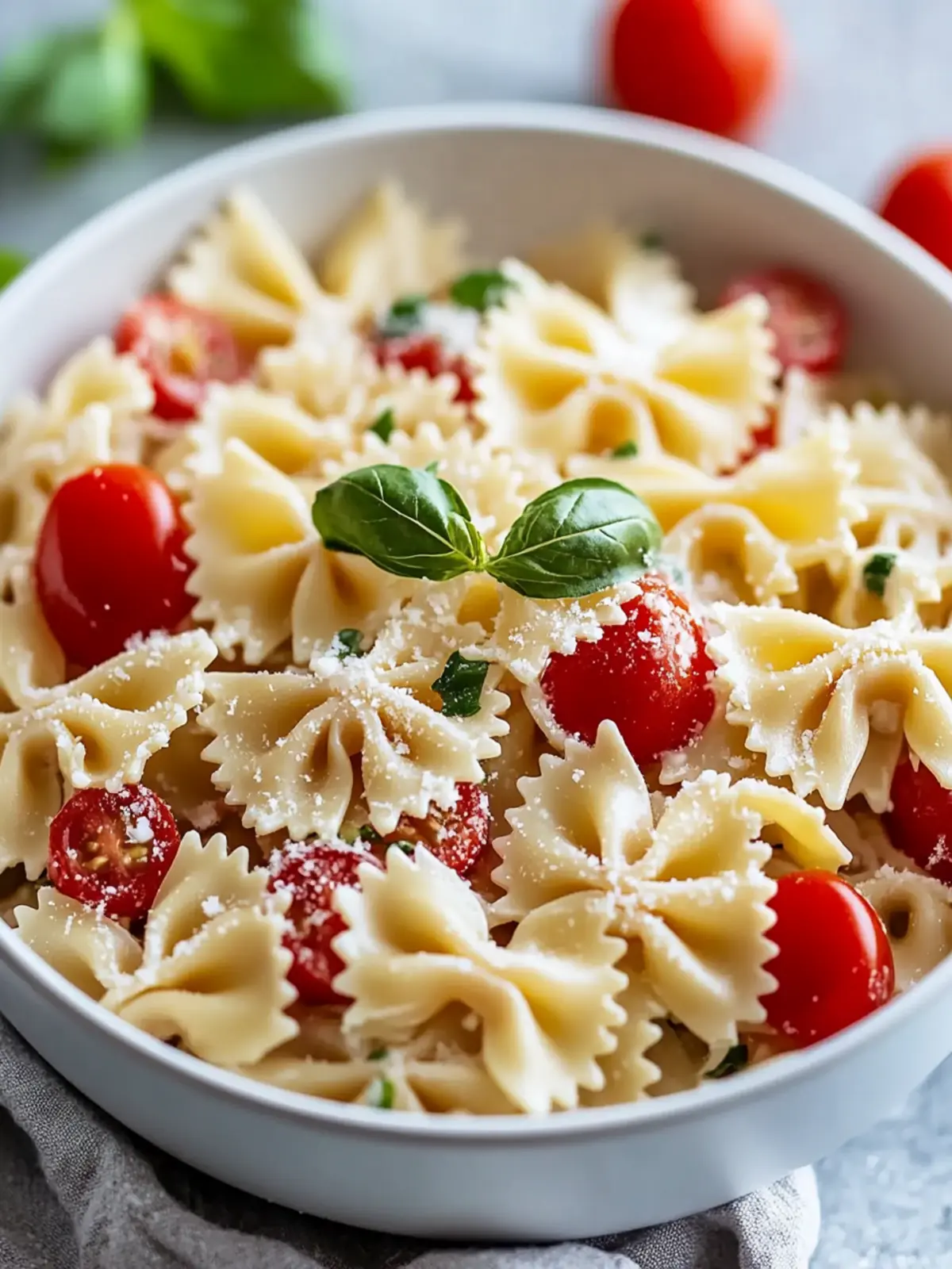Creamy Bow Tie Pasta Salad