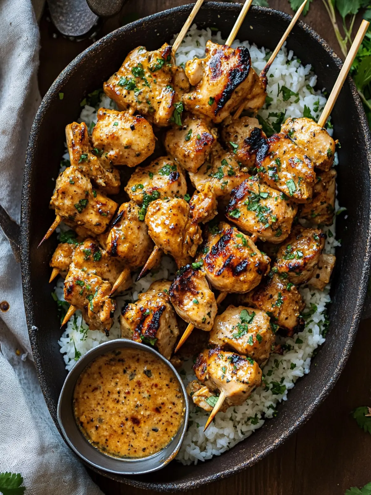 Cowboy Butter Chicken Skewers