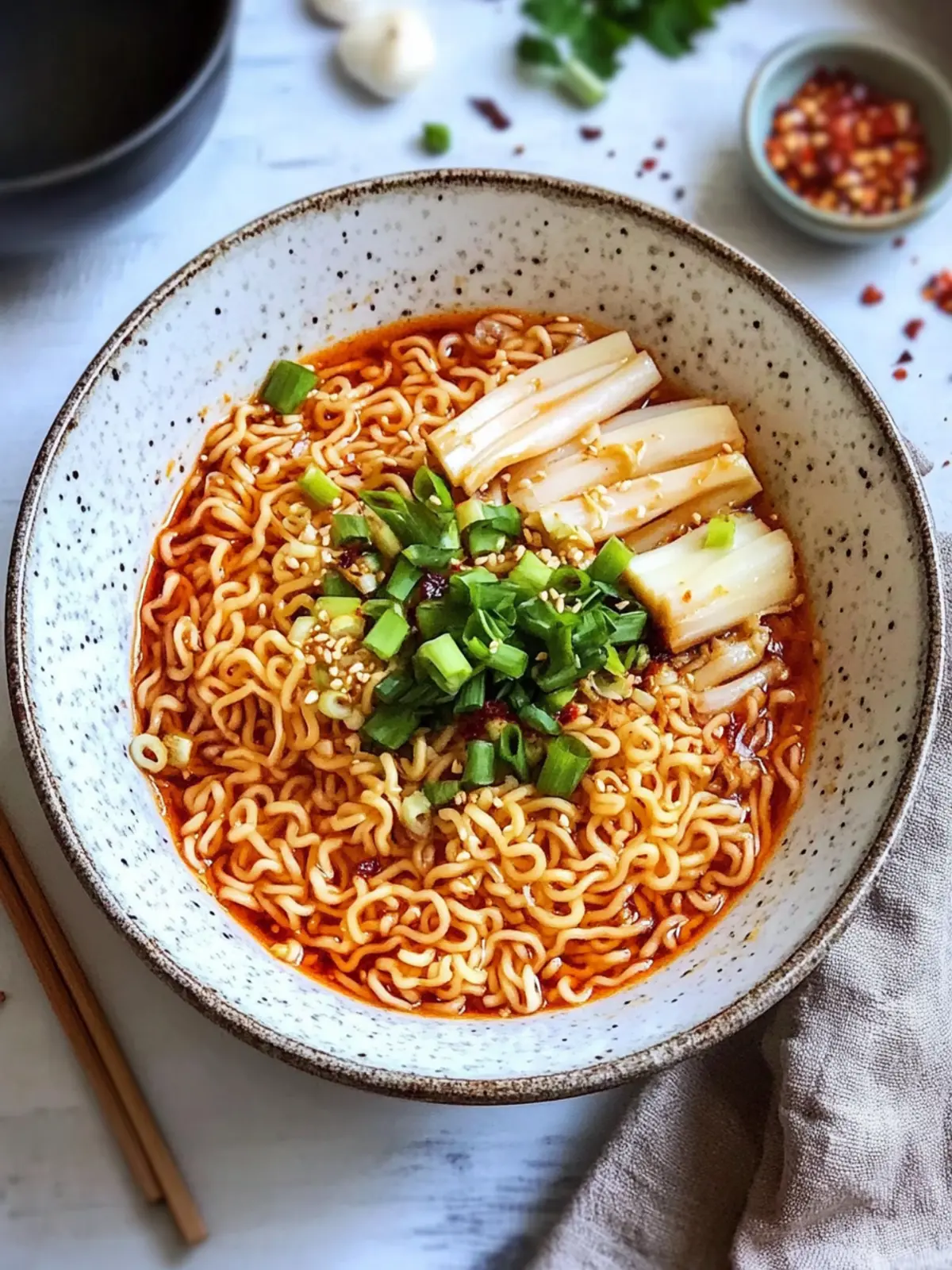Spice Up Dinner with Garlic Chili Oil Ramen Bliss 4 Garlic Chili Oil Ramen
