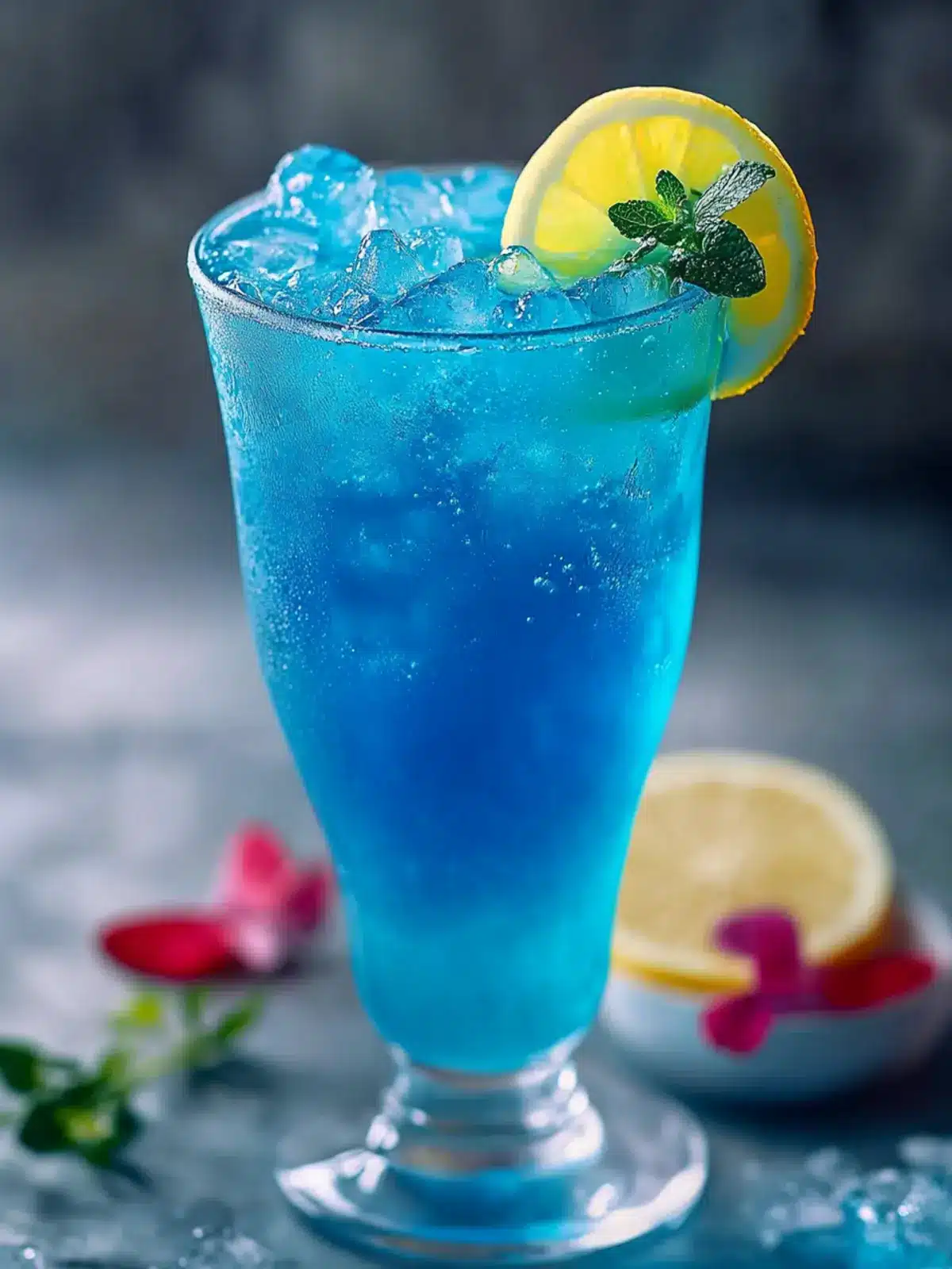 Blue Lagoon Mocktail