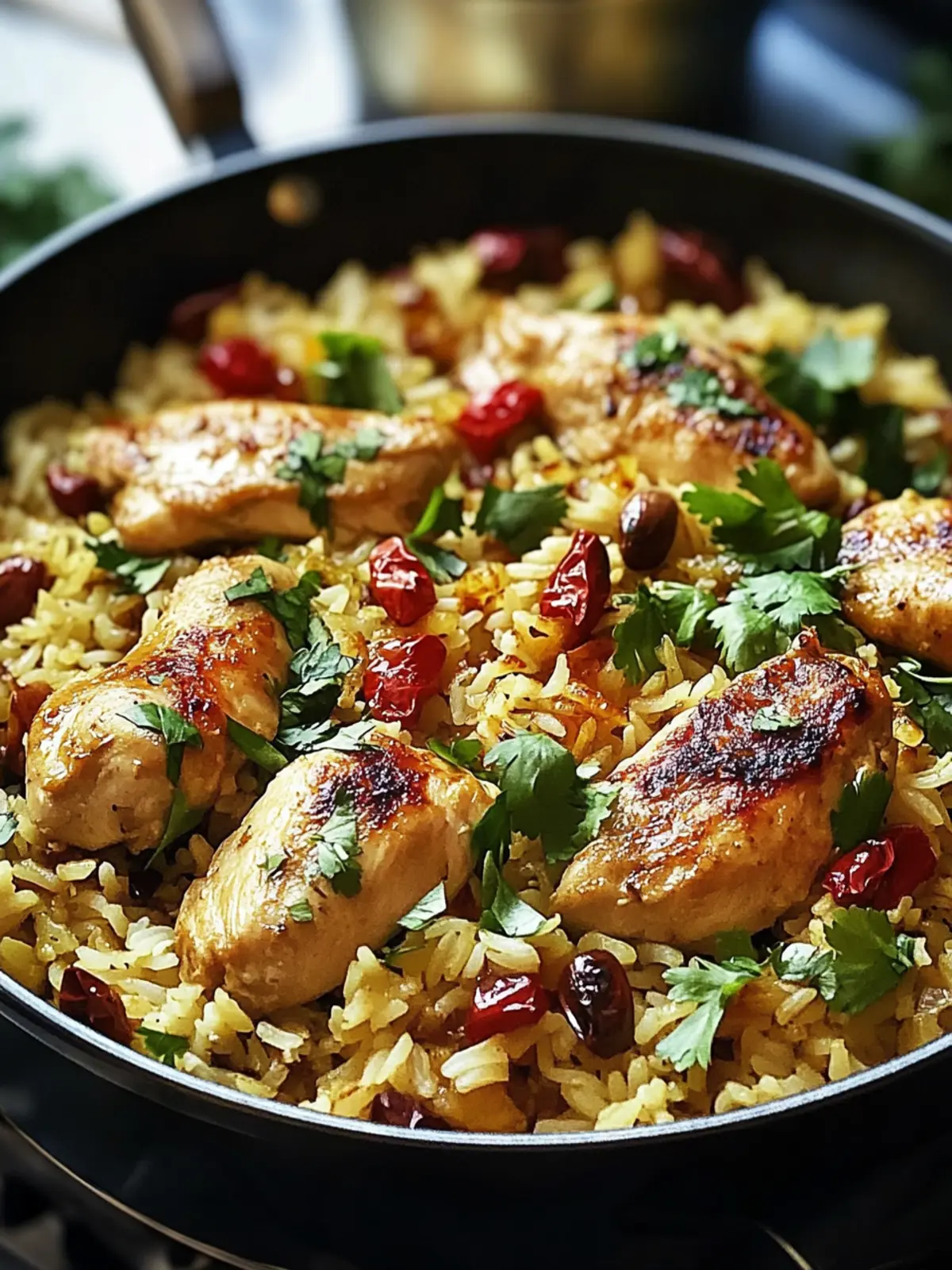 Persian-Style Chicken Pilaf