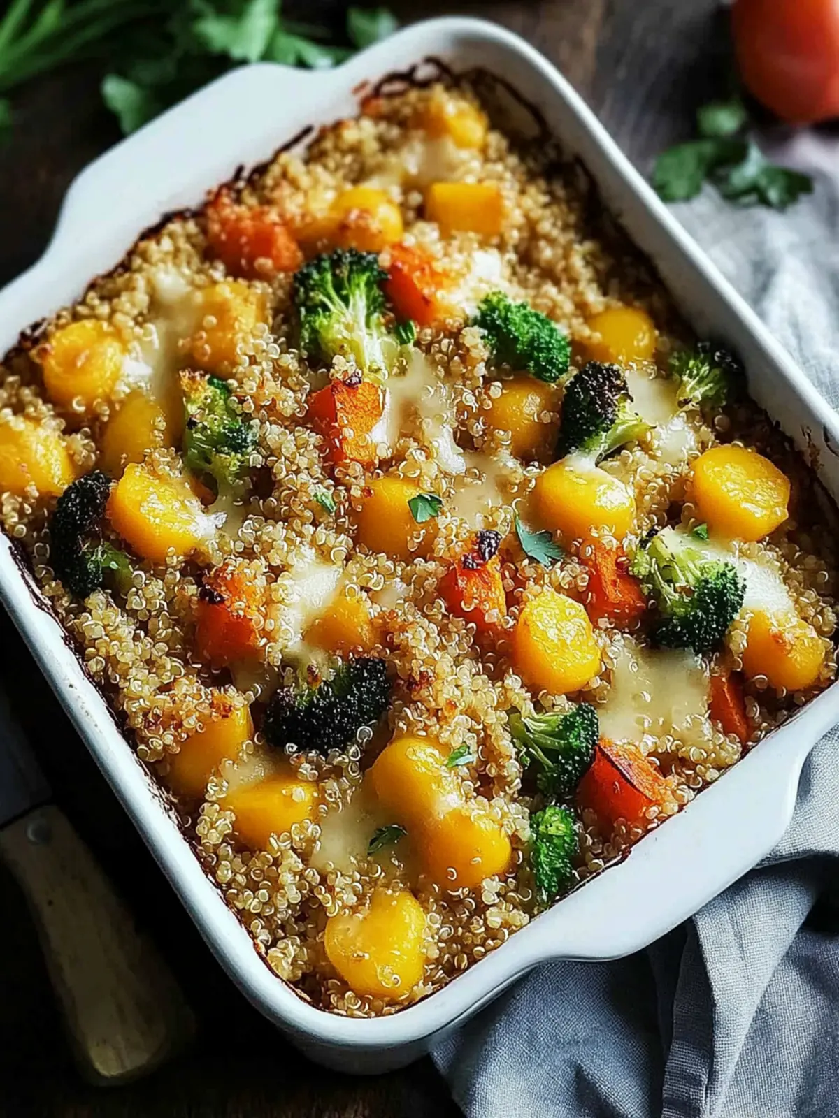 Cheesy Veggie Quinoa Casserole for Easy Family Comfort 3 Cheesy Veggie Quinoa Casserole
