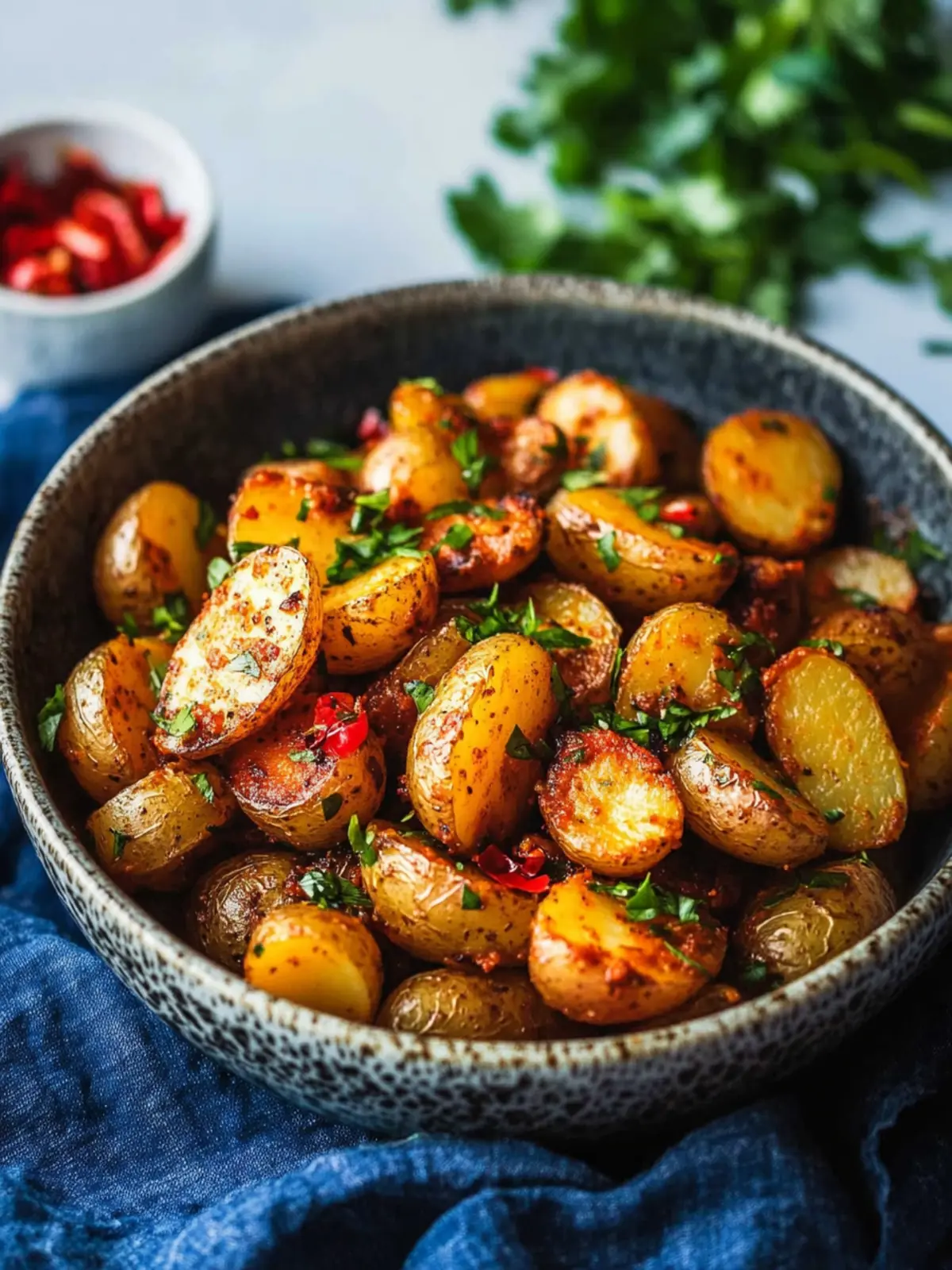 Zesty Harissa Potatoes: A Flavorful Vegan Delight 4 Harissa Potatoes