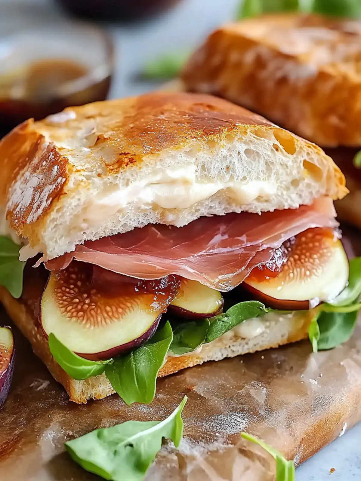 Prosciutto Fig Jam Sandwich: Your New Go-To Gourmet Lunch! 3 Prosciutto Fig Jam Sandwich