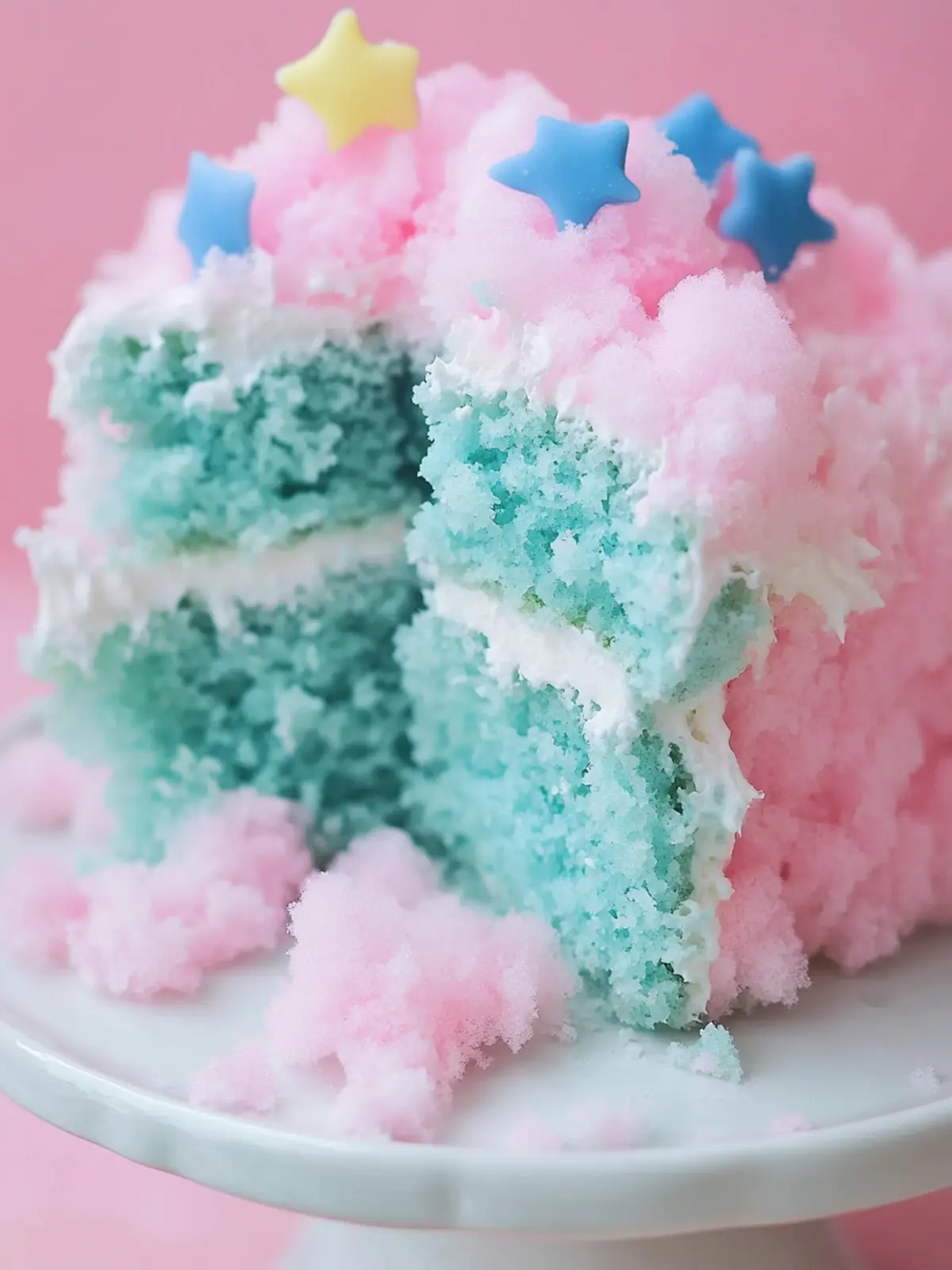 Cotton Candy Cake