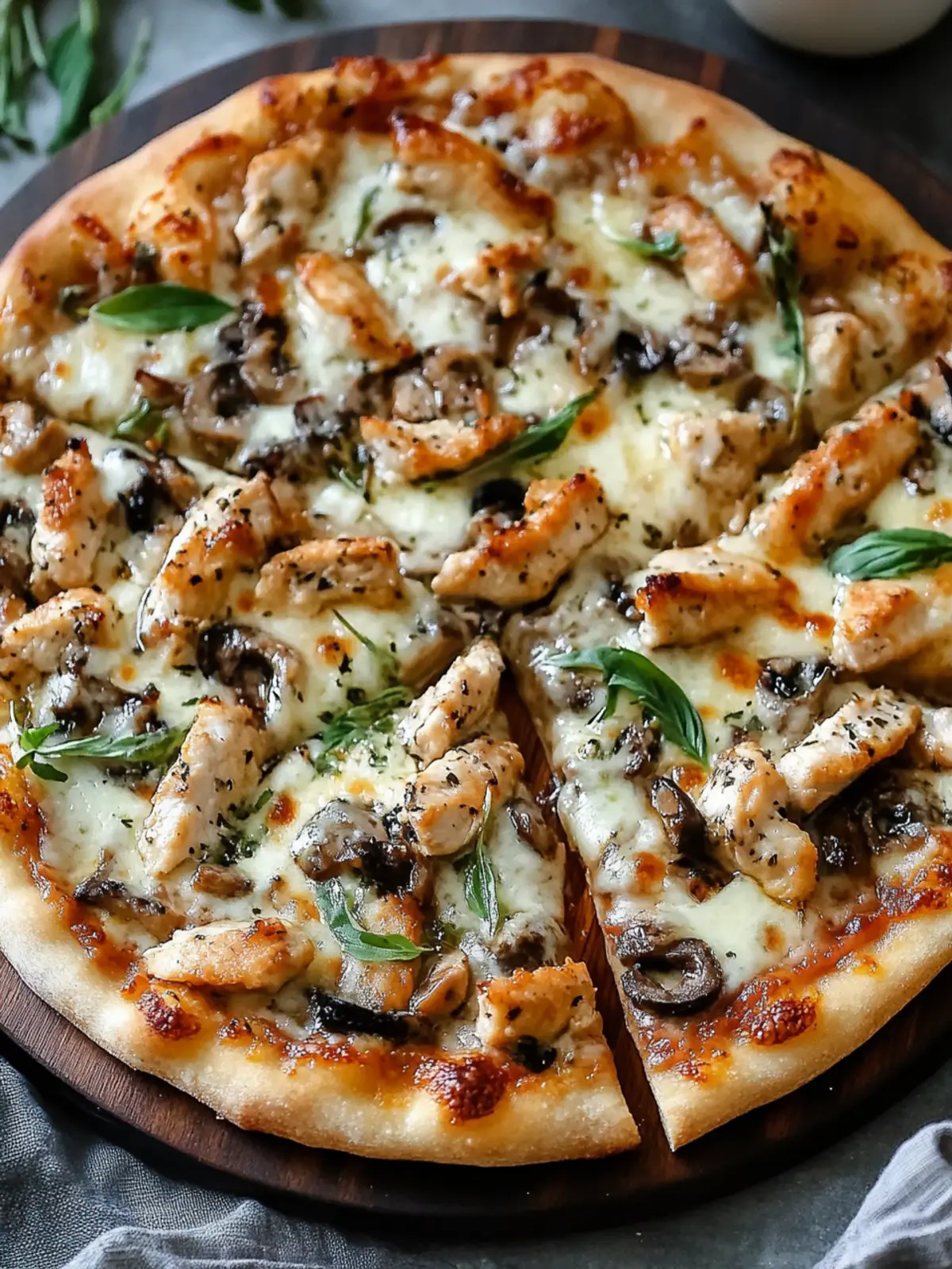 Savor Chicken Marsala Pizza for a Cozy Weeknight Feast 3 Chicken Marsala Pizza