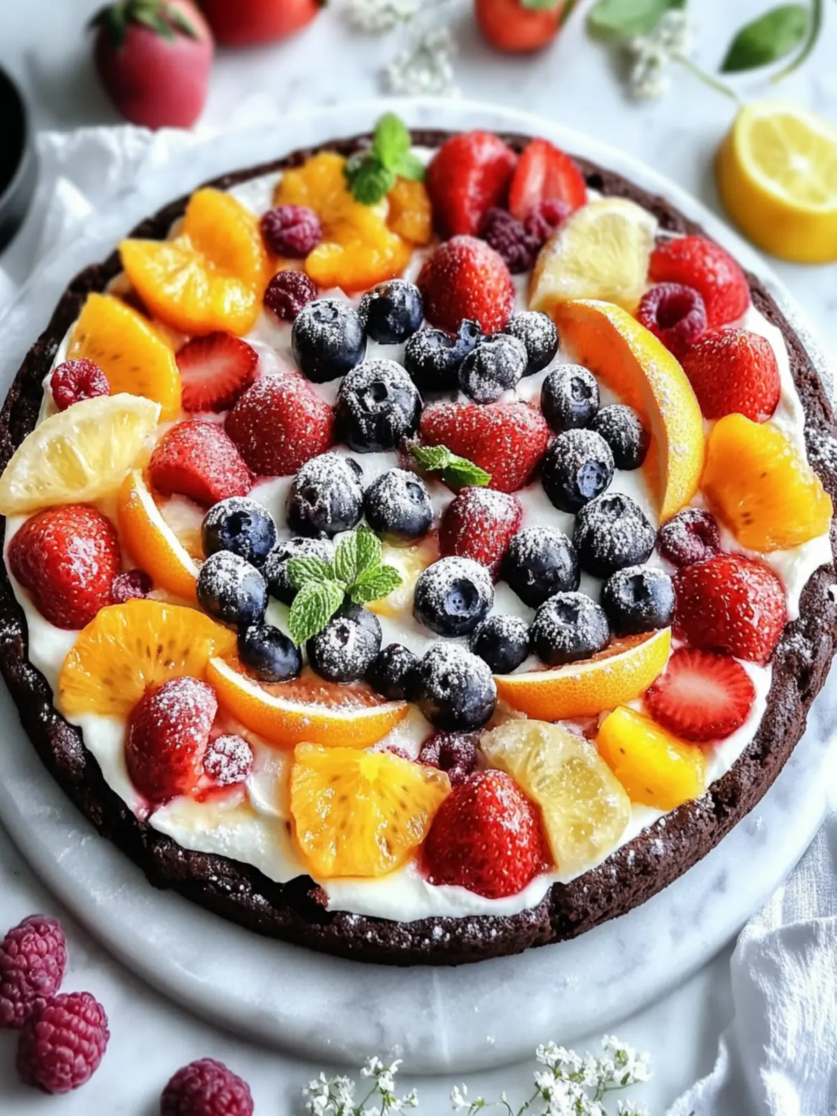 Brownie Fruit Pizza: A Fun, Colorful Dessert for Everyone 5 Brownie Fruit Pizza