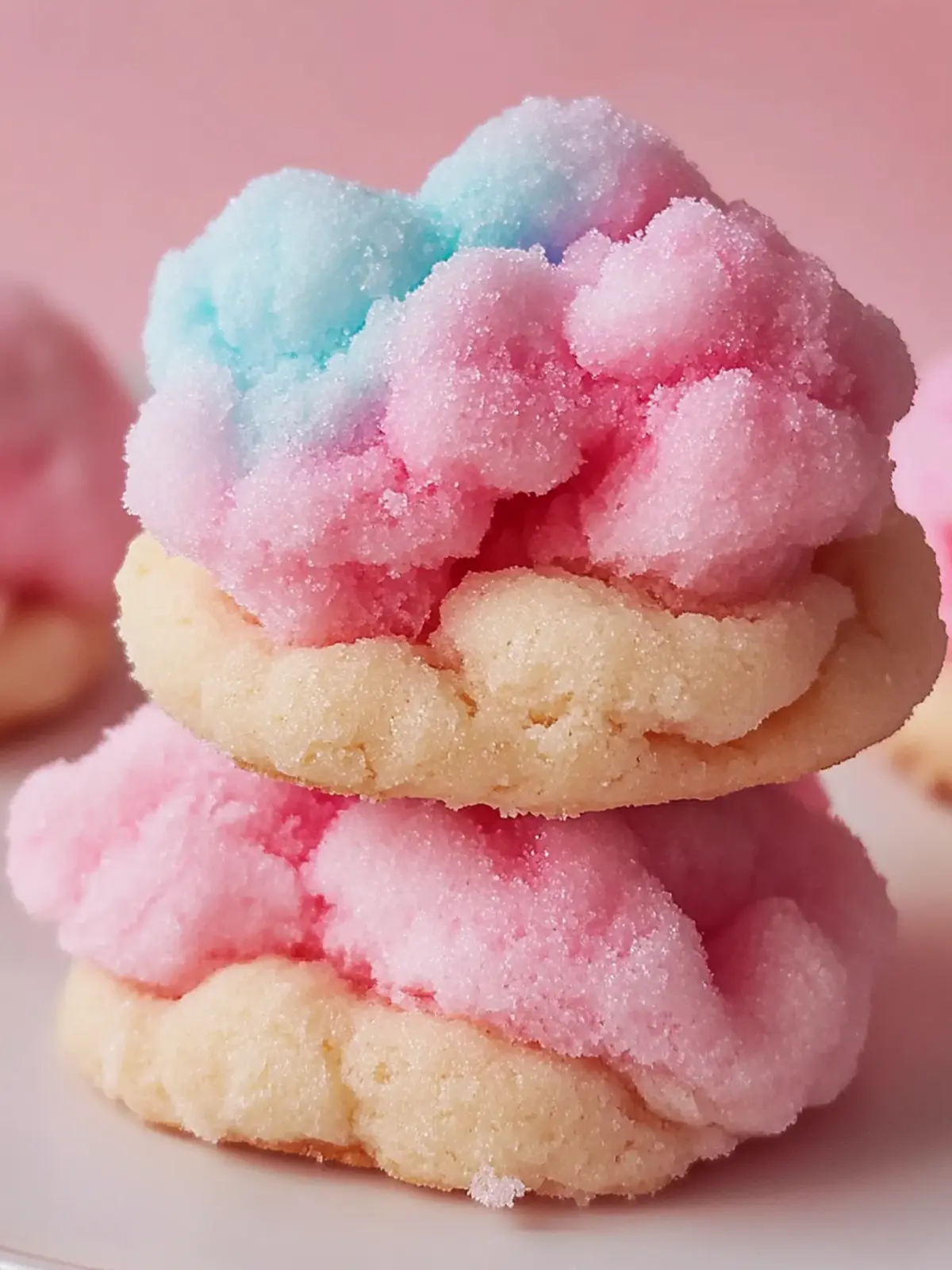 Delicious Cotton Candy Cookies for a Sweet Nostalgia Trip 3 Cotton Candy Cookies