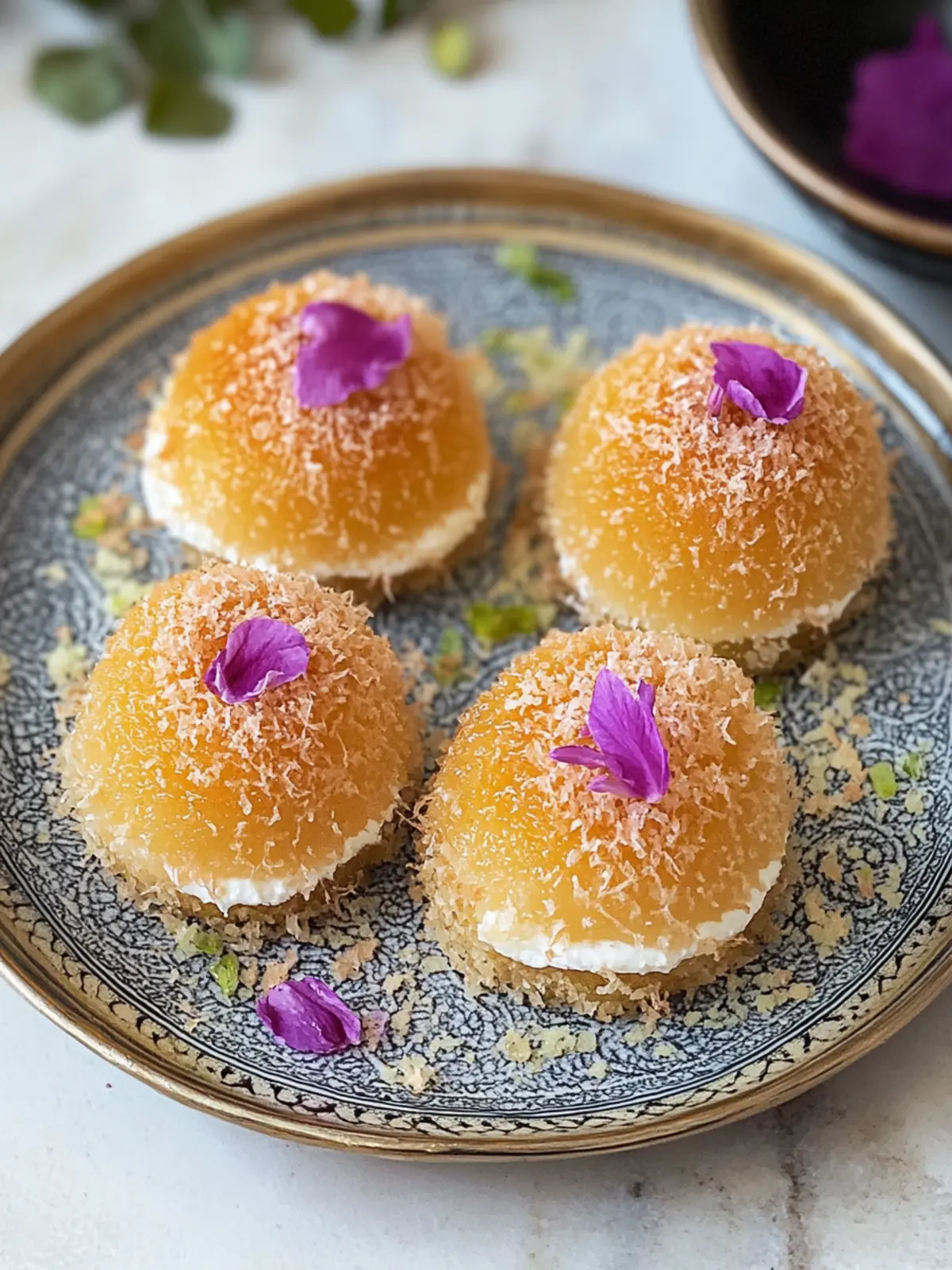 Indulge in Mini Kunafa With Ricotta Cheese Bliss Today 2 Mini Kunafa With Ricotta Cheese