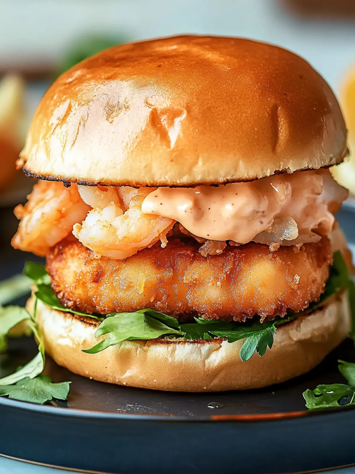 Coconut Shrimp Burgers with Zesty Mayo for a Flavor Splash 4 Coconut Shrimp Burgers