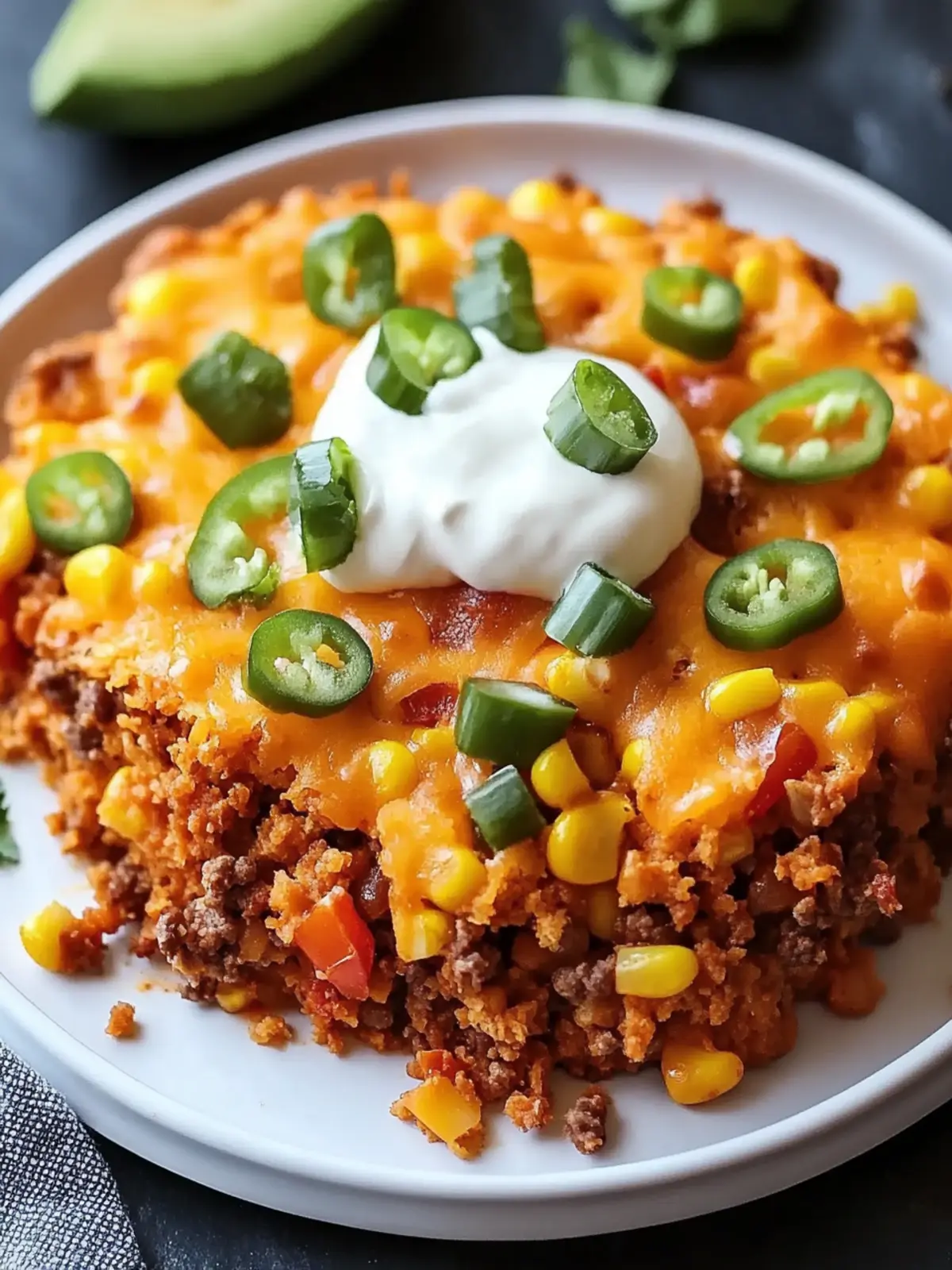 Cornbread Taco Bake