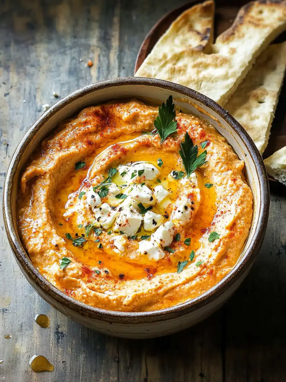 Irresistible Roasted Pepper Feta Dip That's Perfect for Parties 5 Roasted Pepper Feta Dip
