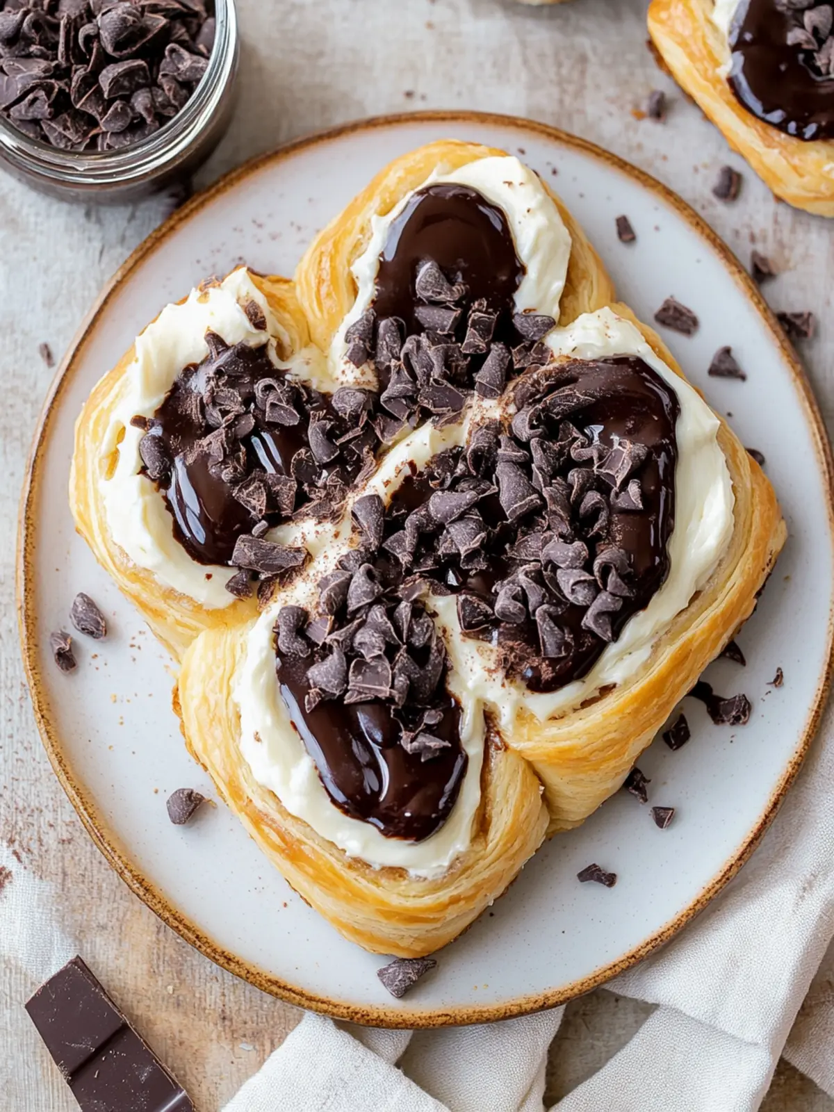 Irresistible Chocolate Cream Cheese Danish in Just 30 Minutes 2 Chocolate Cream Cheese Danish