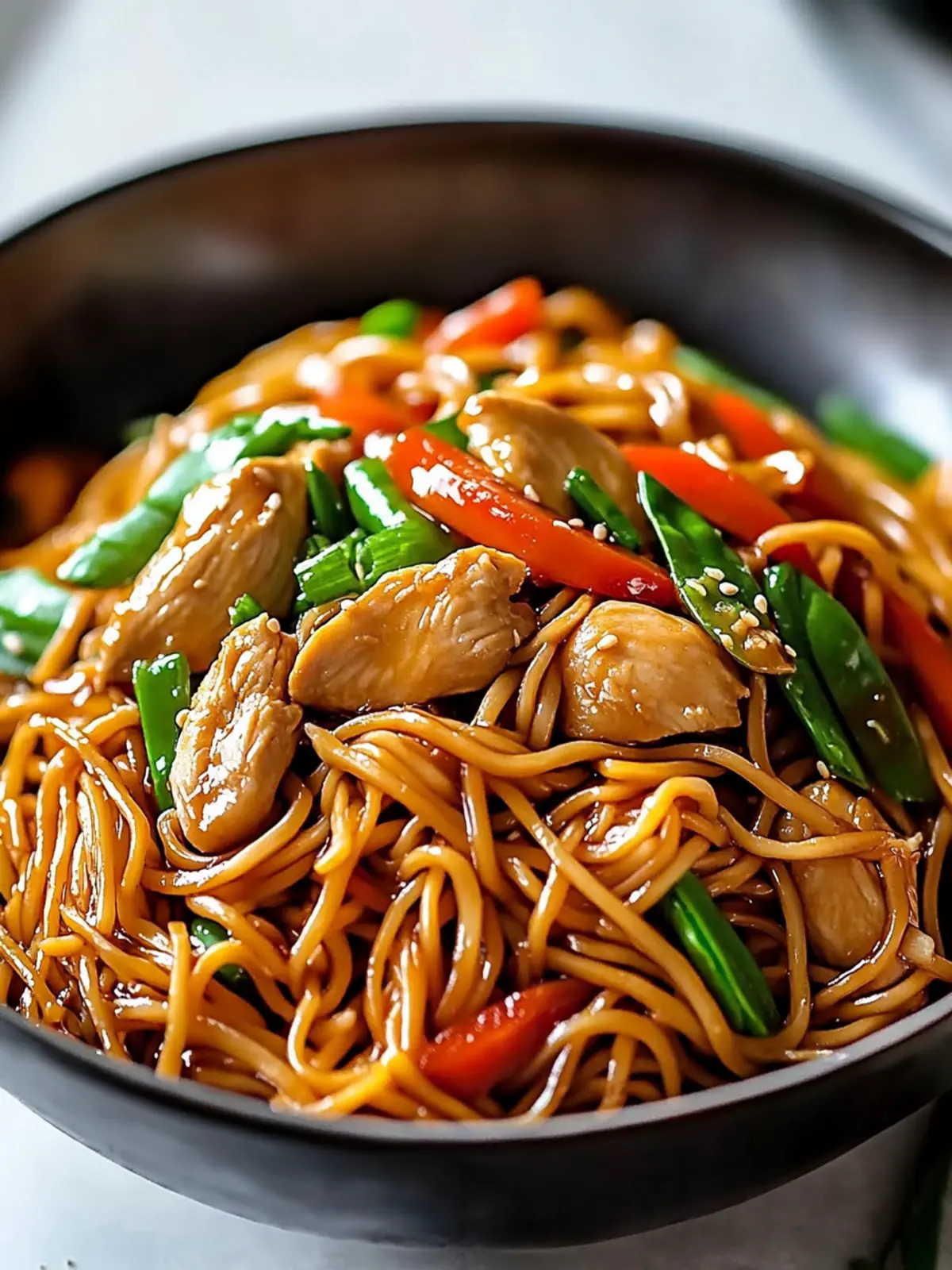 Savory Chicken Lo Mein Ready in 20 Minutes or Less 4 Chicken Lo Mein