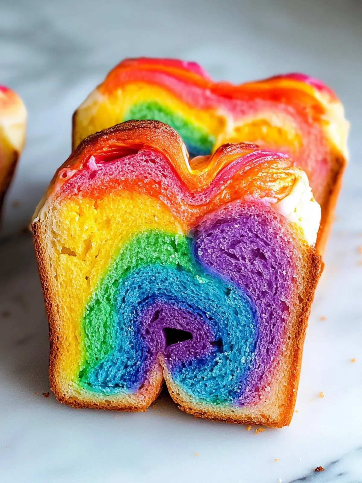 Colorful Rainbow Bread: A Fun, Flavorful Twist for Your Table 2 Rainbow Bread