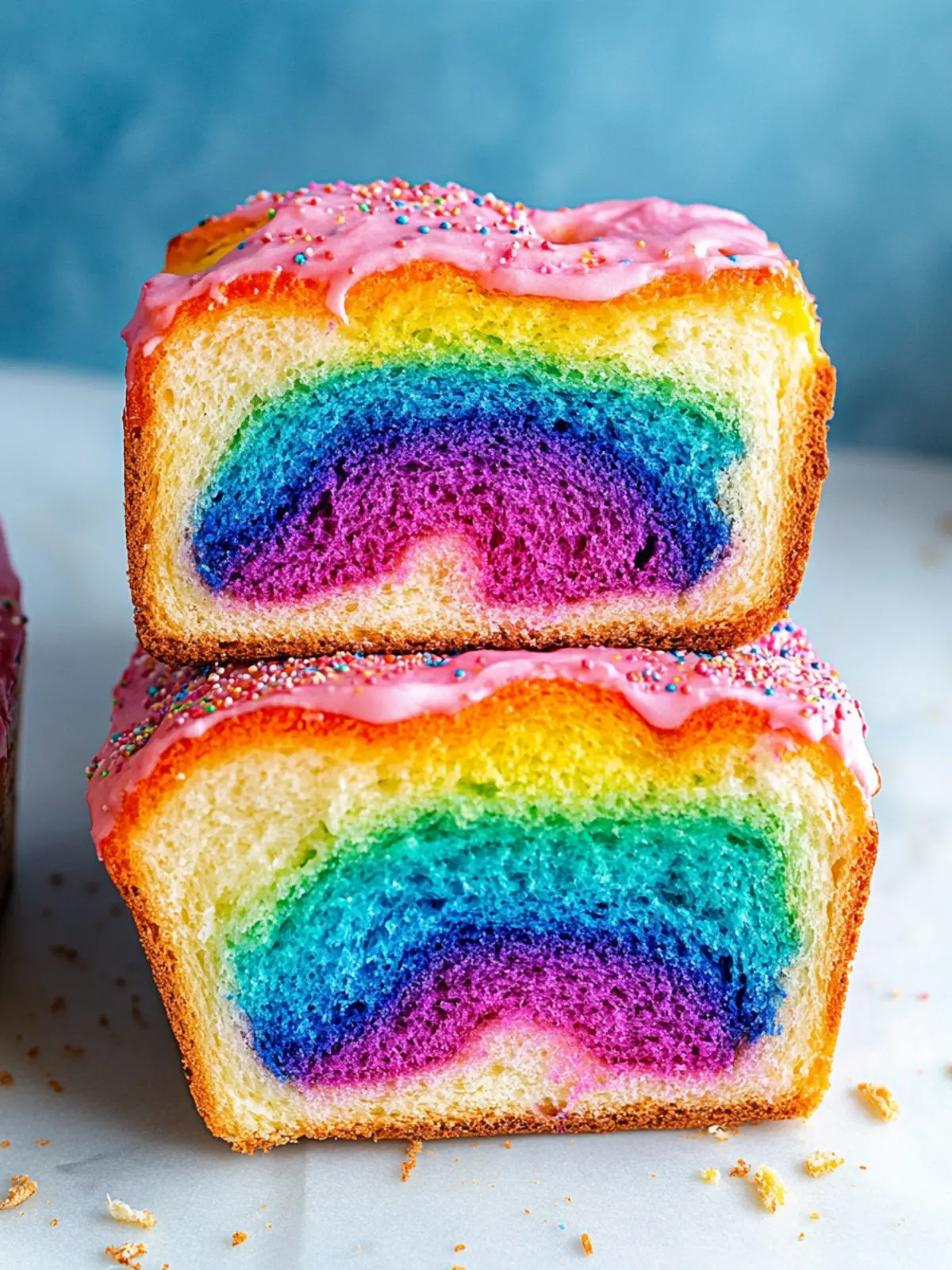 Colorful Rainbow Bread: A Fun, Flavorful Twist for Your Table 3 Rainbow Bread
