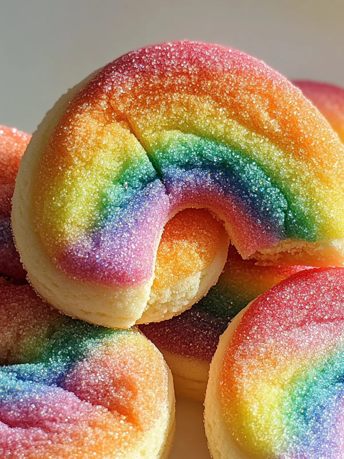 Rainbow Sugar Cookies That Will Brighten Your Day 2 Rainbow Sugar Cookies
