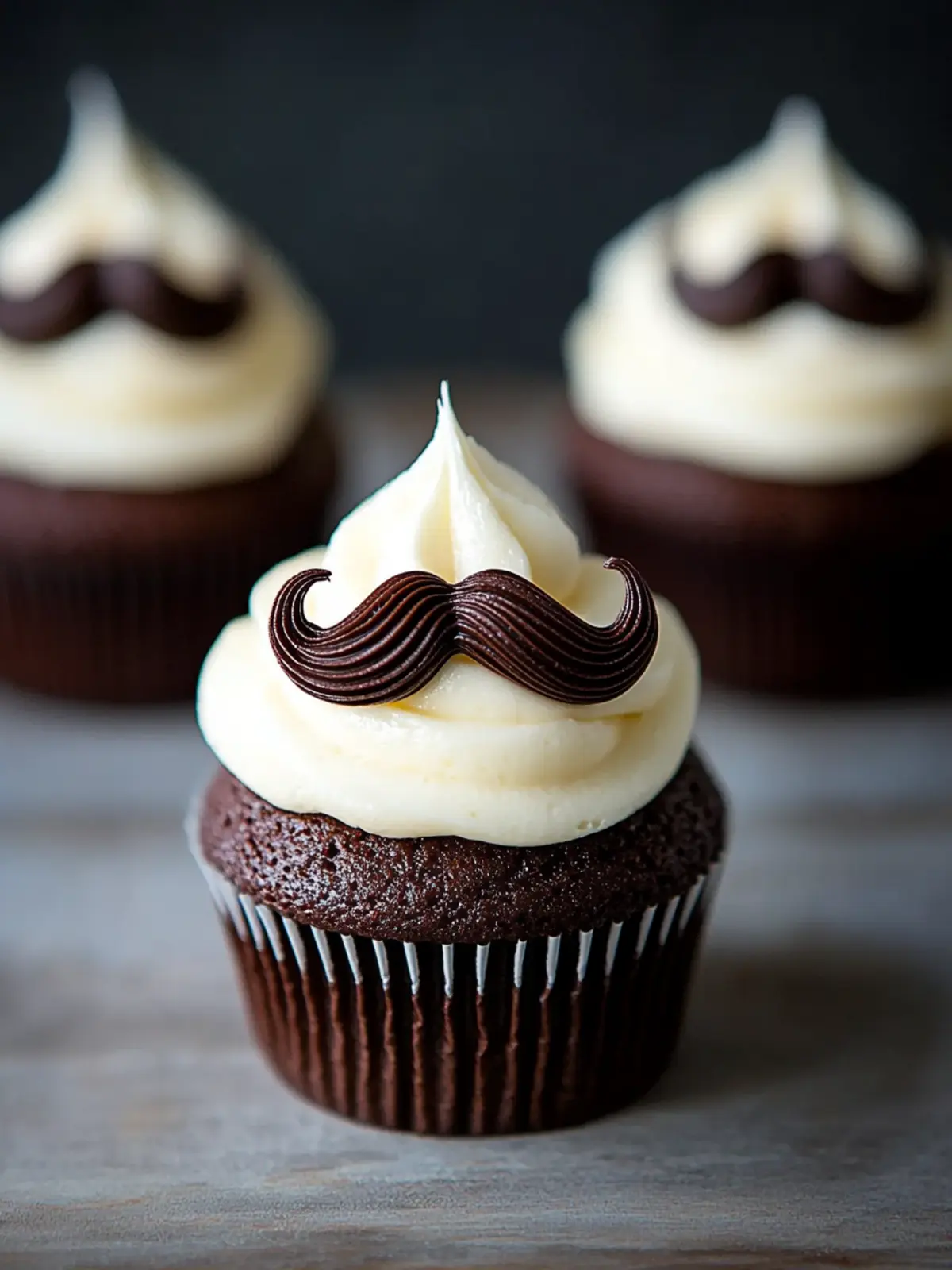 Mustache Cupcakes: Fun Family Treats for Any Celebration 2 Mustache Cupcakes
