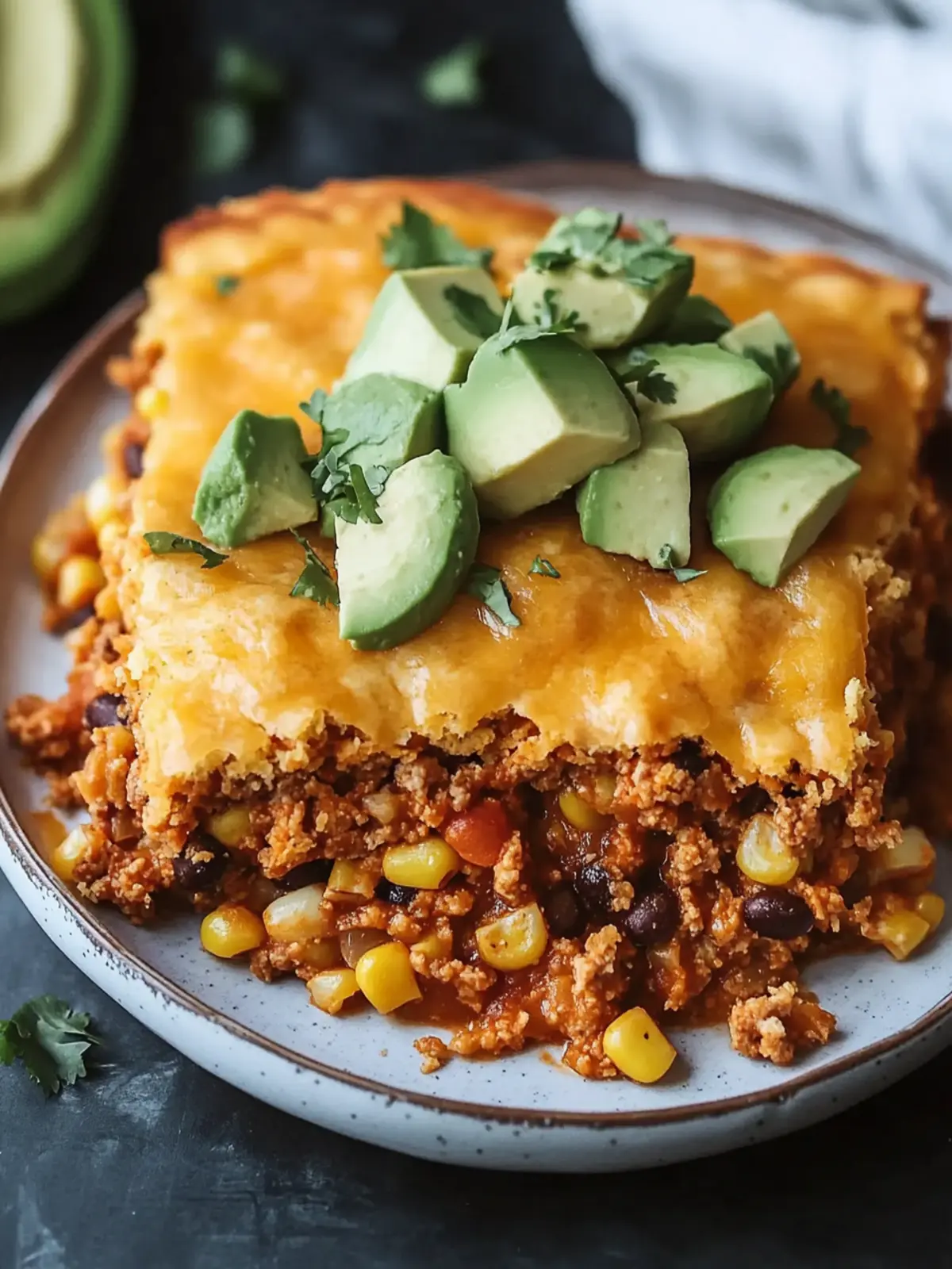 Cornbread Taco Bake