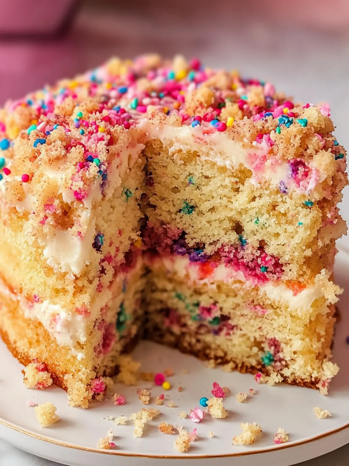 Double Funfetti Crumb Cake: Celebrate Every Day with Joy 3 Double Funfetti Crumb Cake