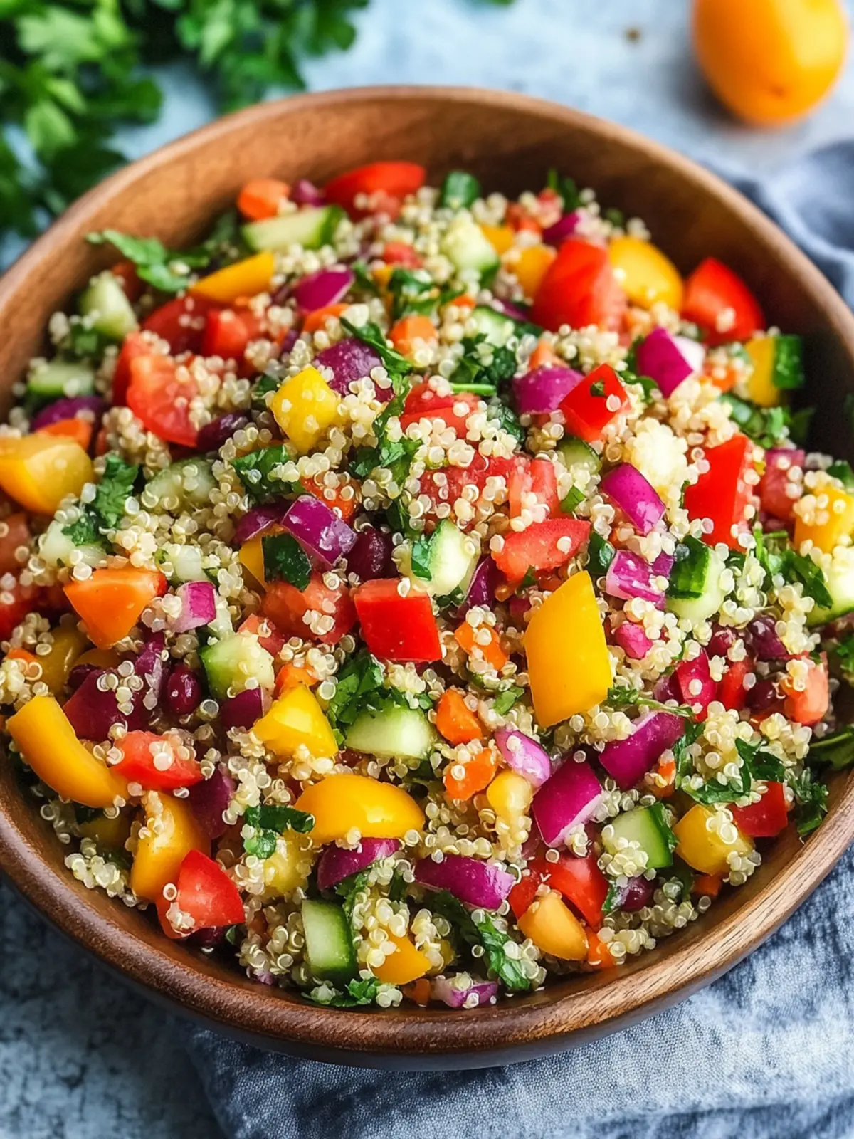 Vibrant Rainbow Quinoa Salad for a Fresh Meal Prep Boost 5 Rainbow Quinoa Salad