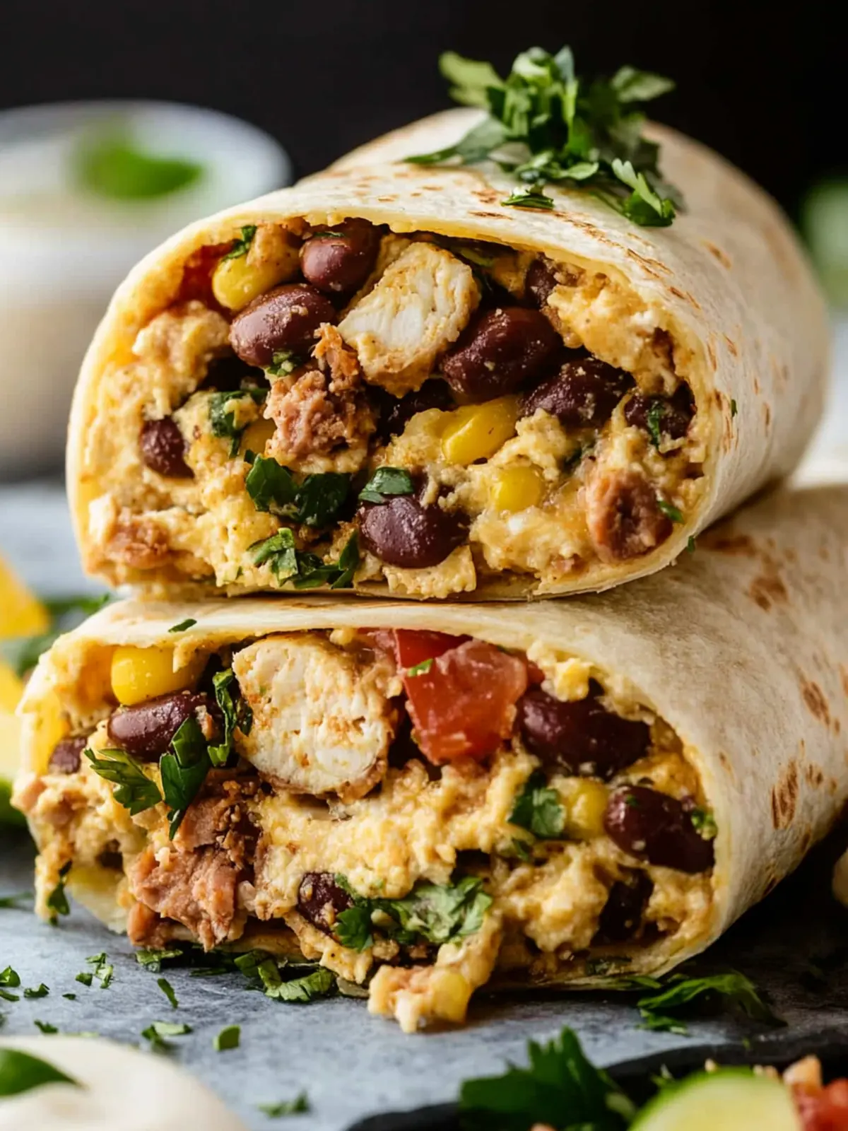 Savor the Day with High-Protein Breakfast Burritos 3 High-Protein Breakfast Burrito