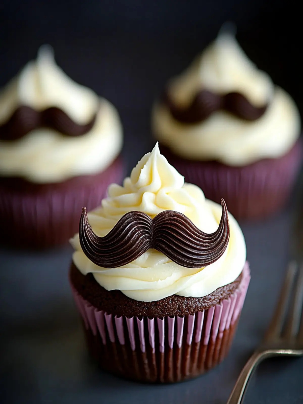 Whimsical Mustache Cupcakes for Fun Family Baking Days 4 Mustache Cupcakes