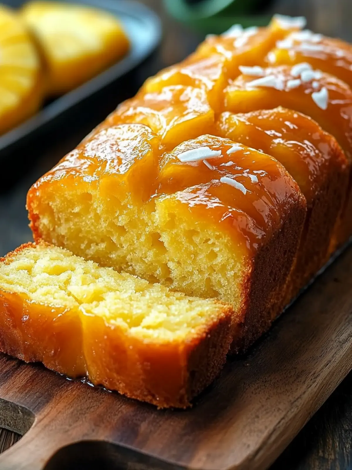 Moist Pineapple Coconut Loaf Bread for a Tropical Escape 3 Moist Pineapple Coconut Loaf Bread