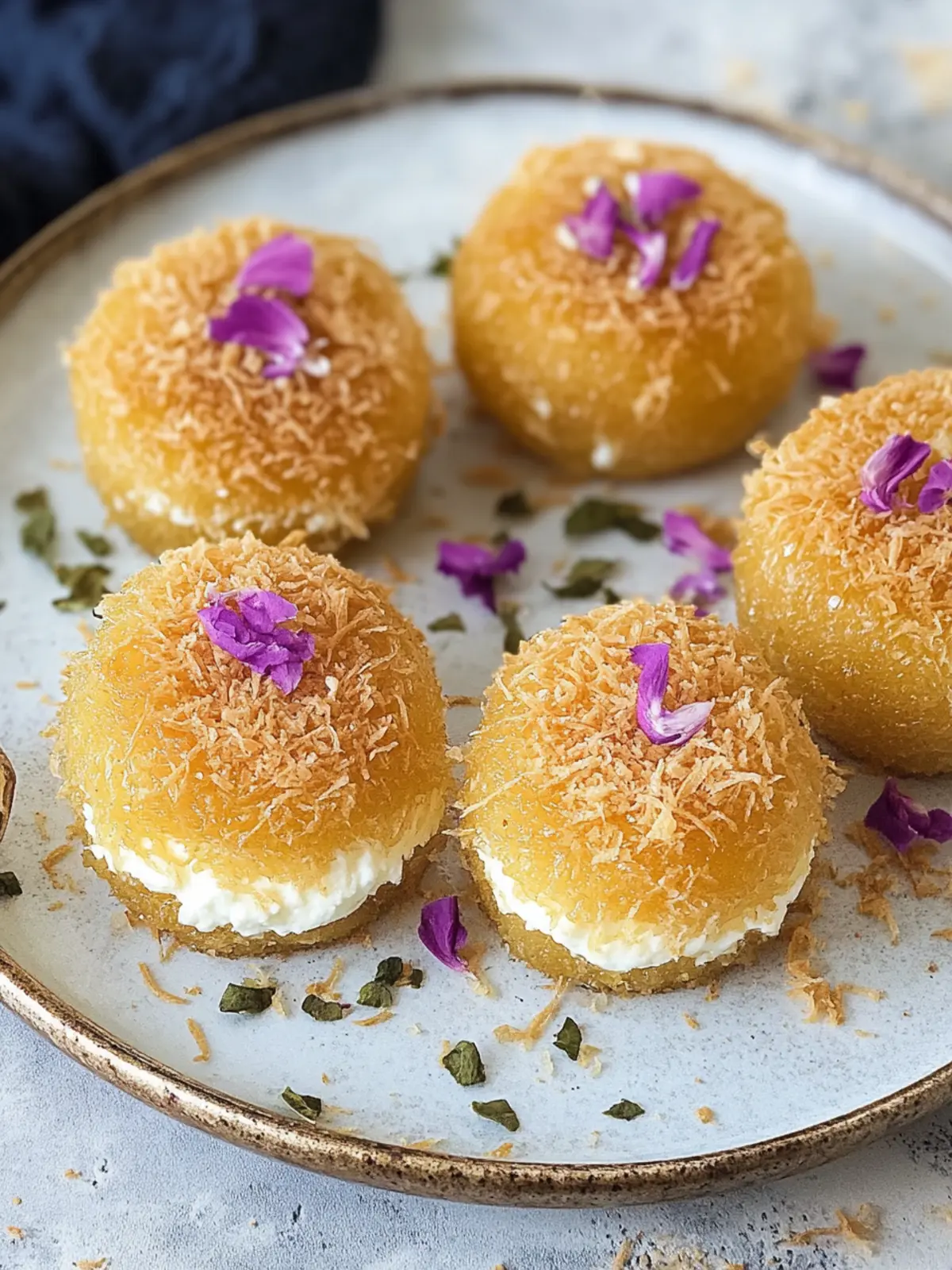 Indulge in Mini Kunafa With Ricotta Cheese Bliss Today 3 Mini Kunafa With Ricotta Cheese
