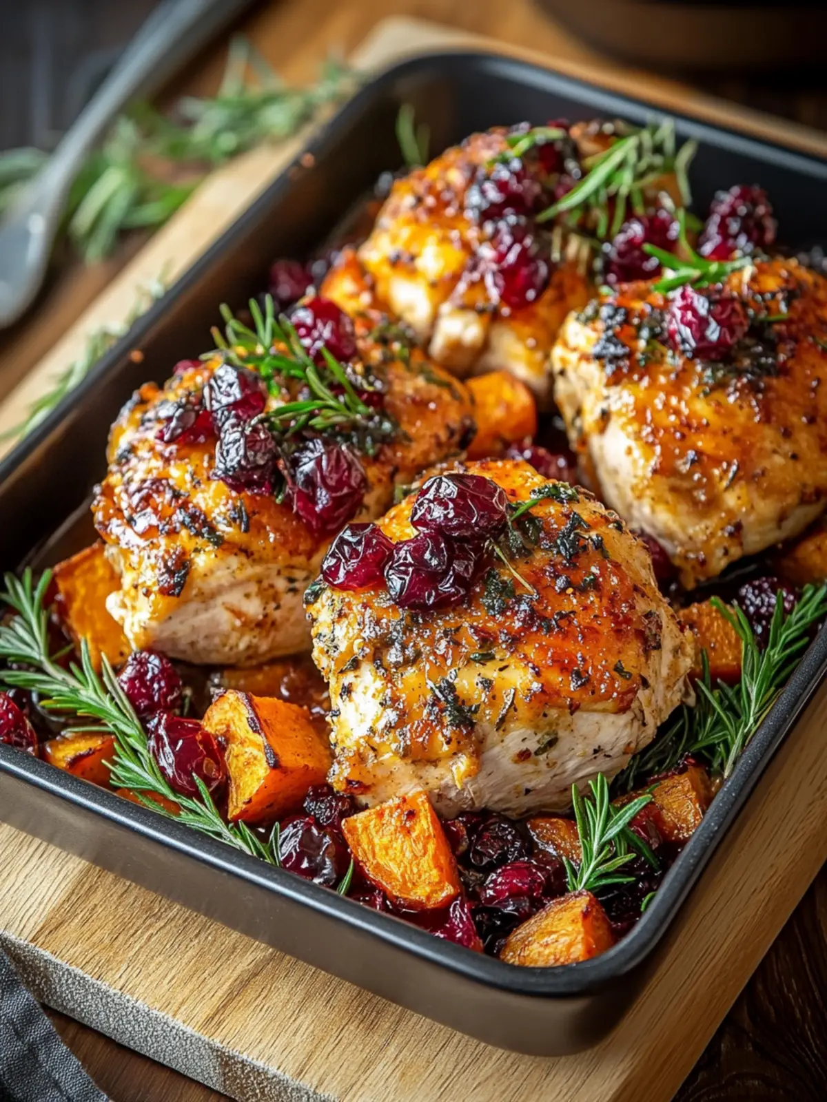 Sweet Potato & Cranberry Chicken Bake: Your Cozy Weeknight Delight 3 Sweet Potato & Cranberry Chicken Bake