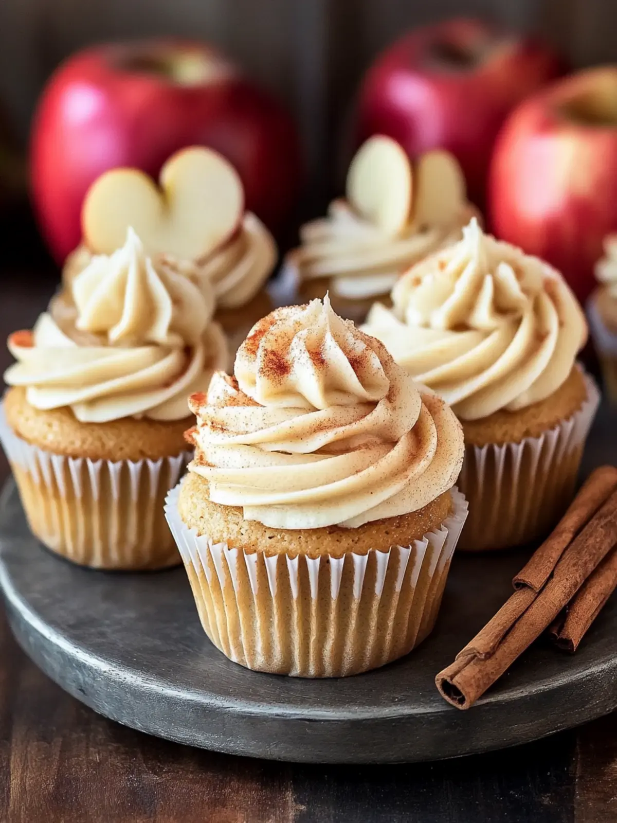 Delicious Apple Cider Cupcakes with Spiced Buttercream Bliss 3 Apple Cider Cupcakes