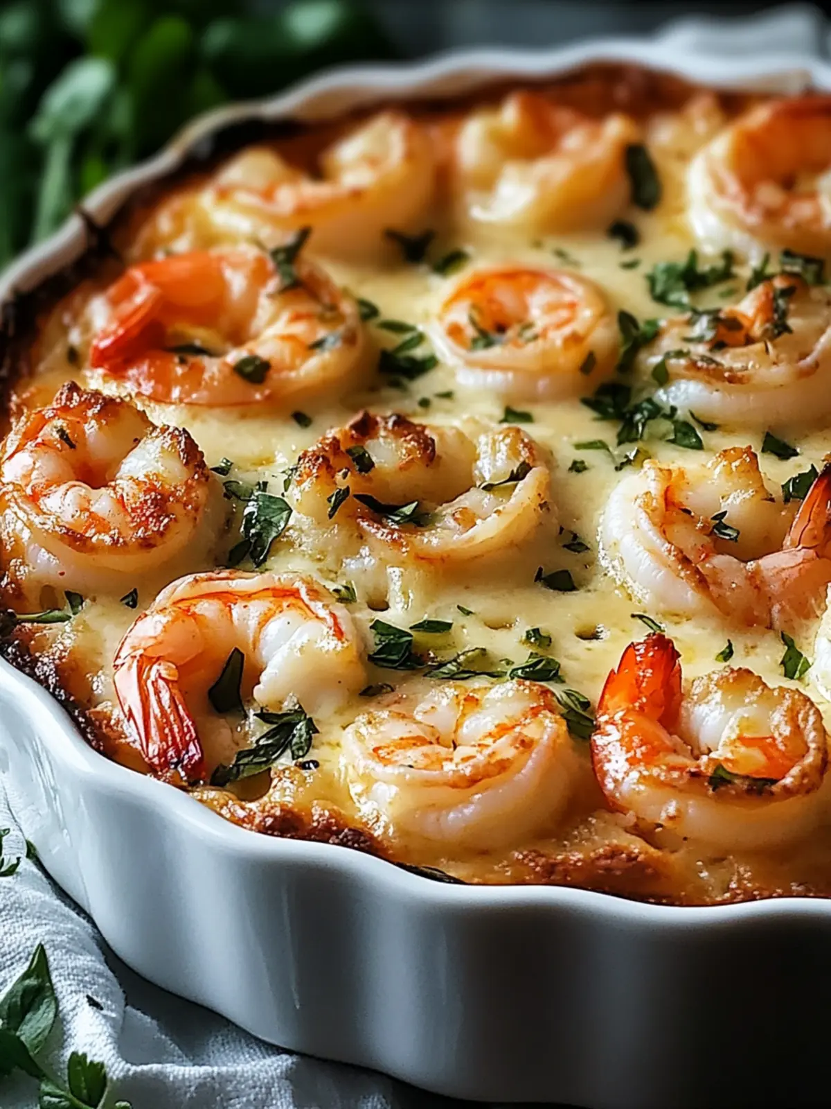 Creamy Shrimp Tuscan Bake