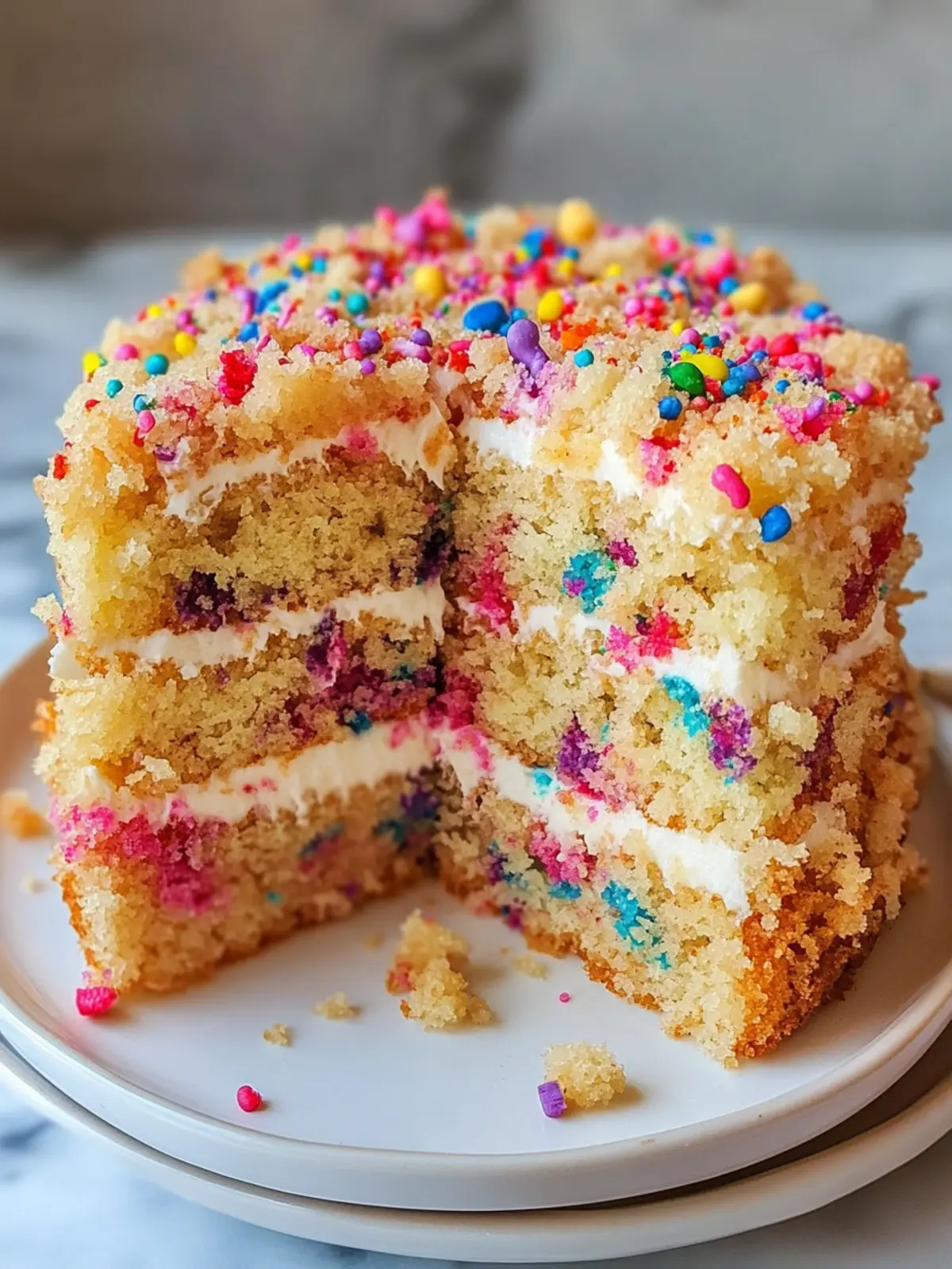Double Funfetti Crumb Cake: Celebrate Every Day with Joy 4 Double Funfetti Crumb Cake