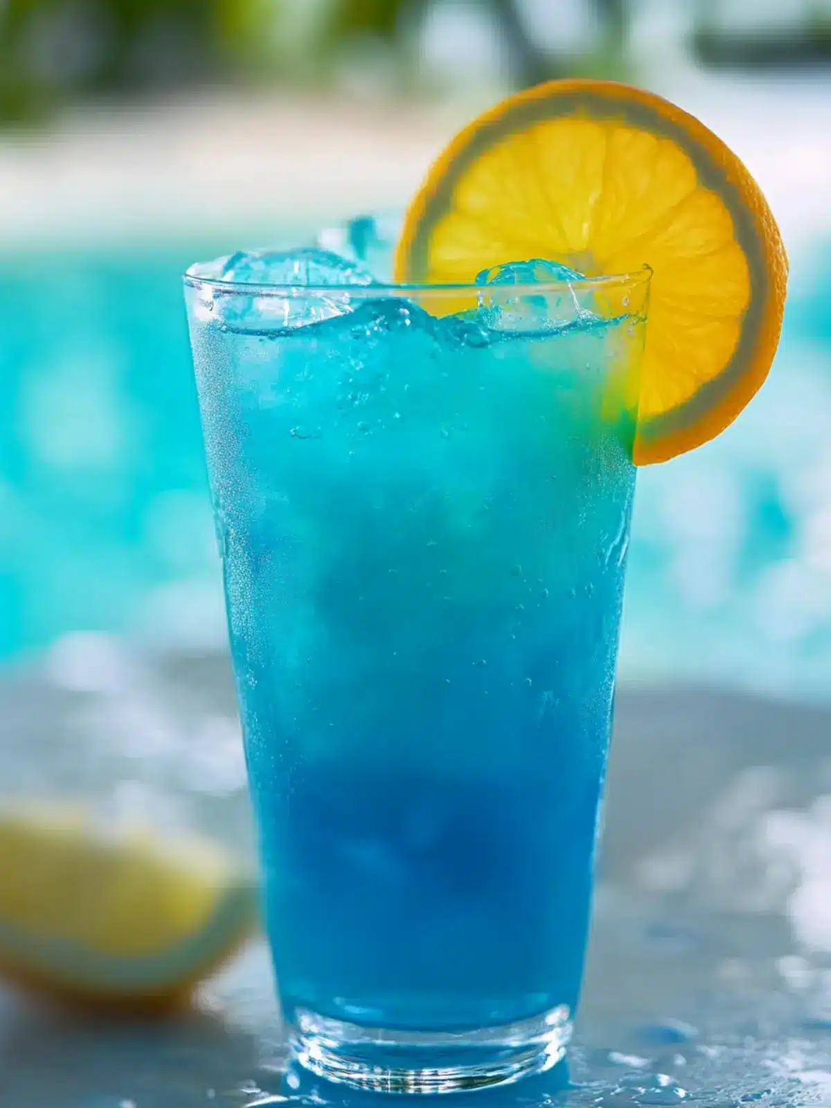Blue Lagoon Mocktail