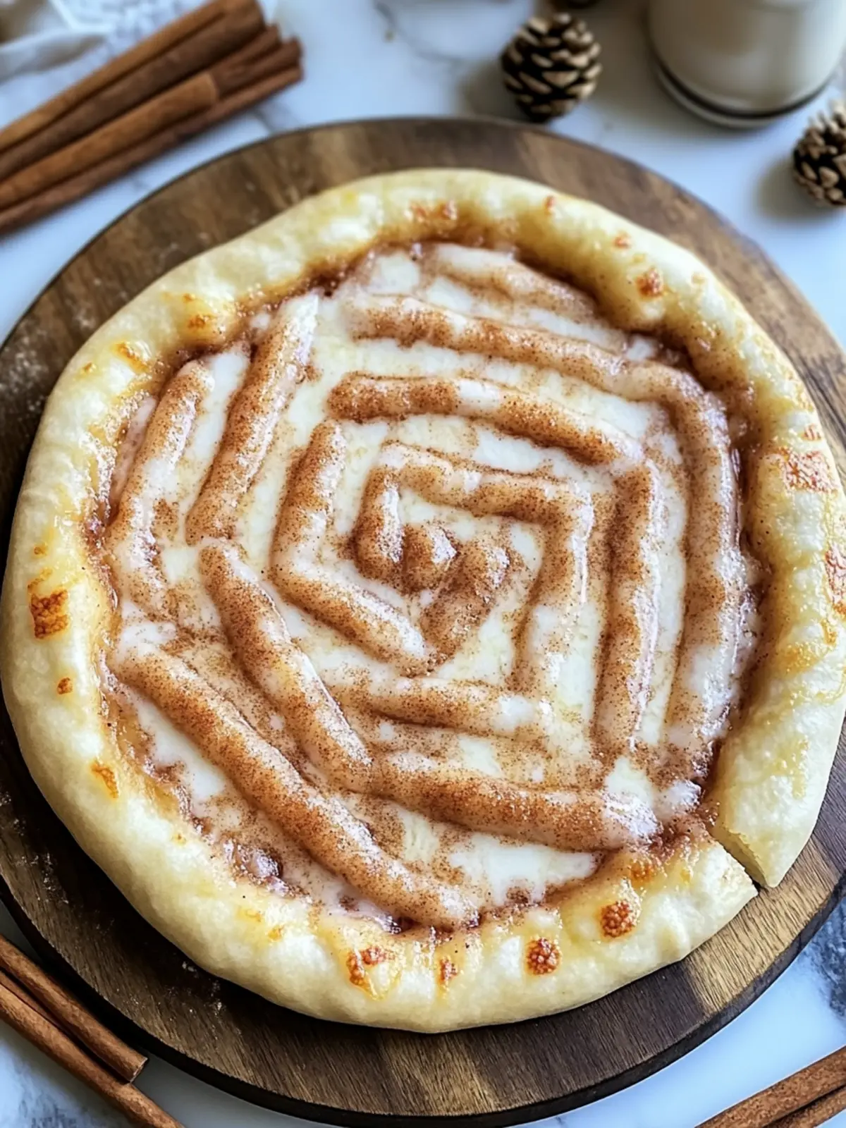Sweet Cinnamon Swirl Pizza: A Cozy Dessert in 25 Minutes 5 Sweet Cinnamon Swirl Pizza