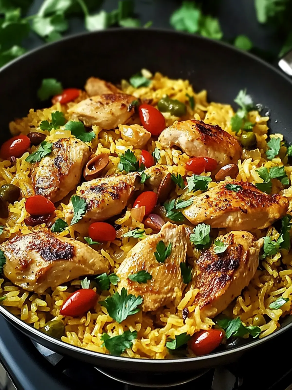 Persian-Style Chicken Pilaf