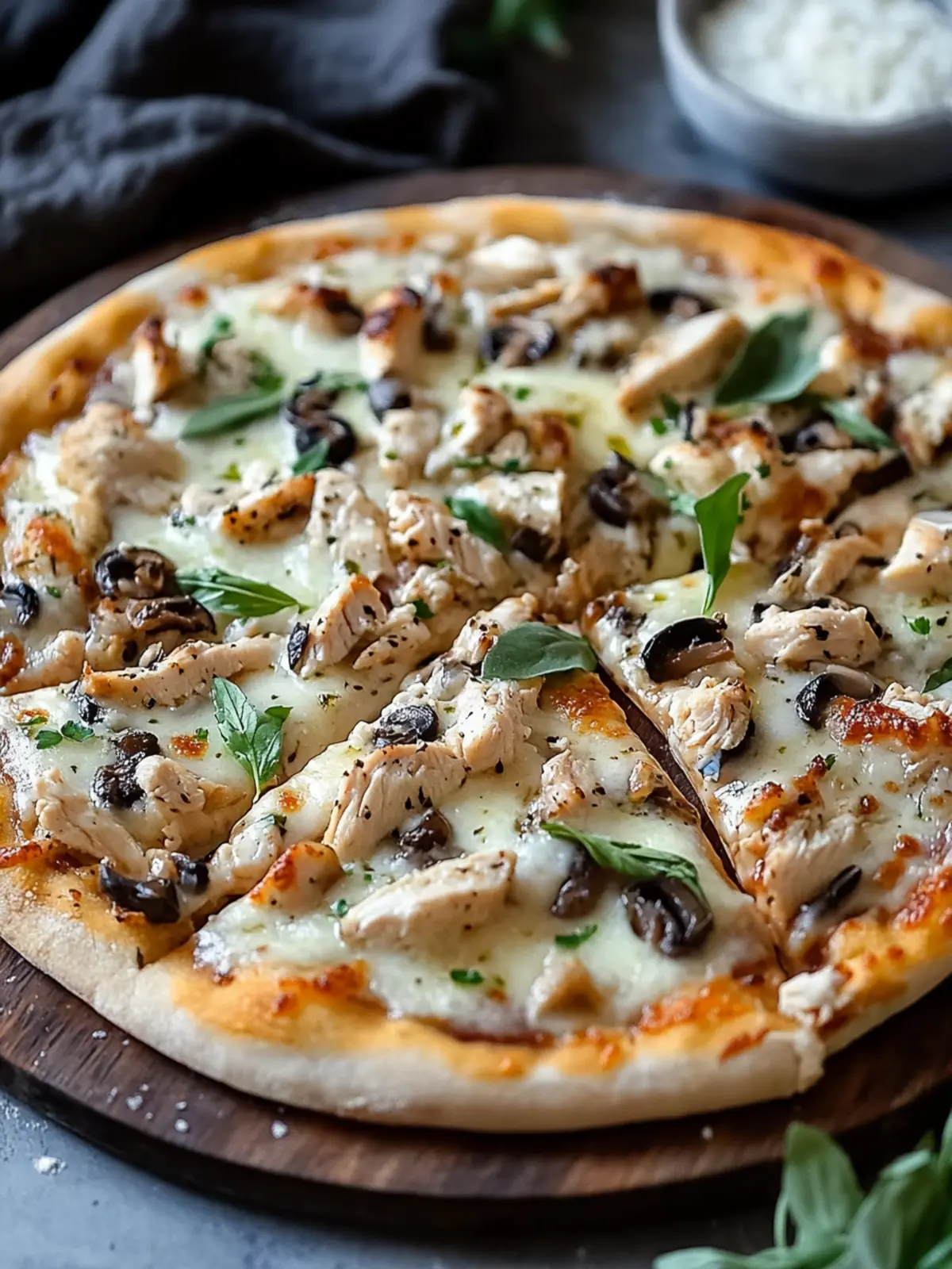Savor Chicken Marsala Pizza for a Cozy Weeknight Feast 2 Chicken Marsala Pizza