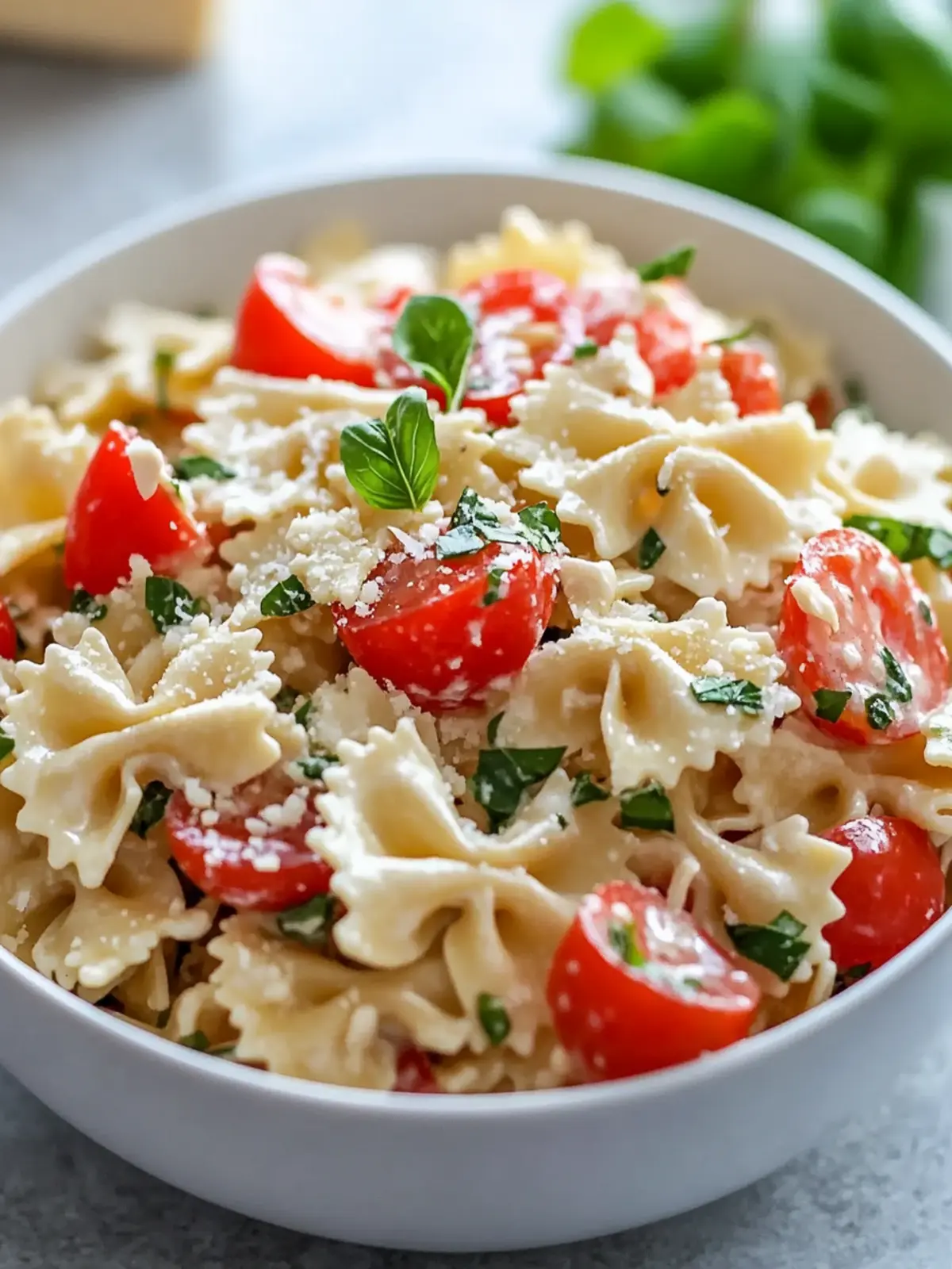 Creamy Bow Tie Pasta Salad
