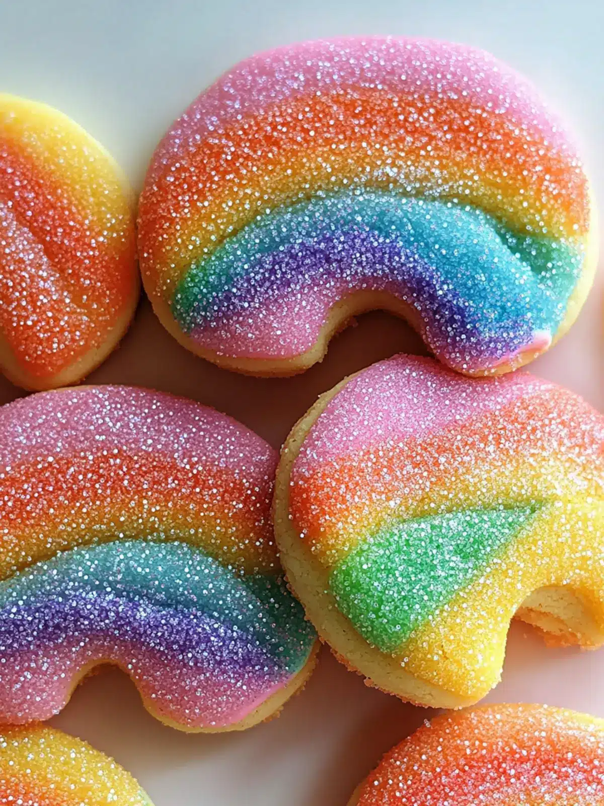 Rainbow Sugar Cookies That Will Brighten Your Day 5 Rainbow Sugar Cookies