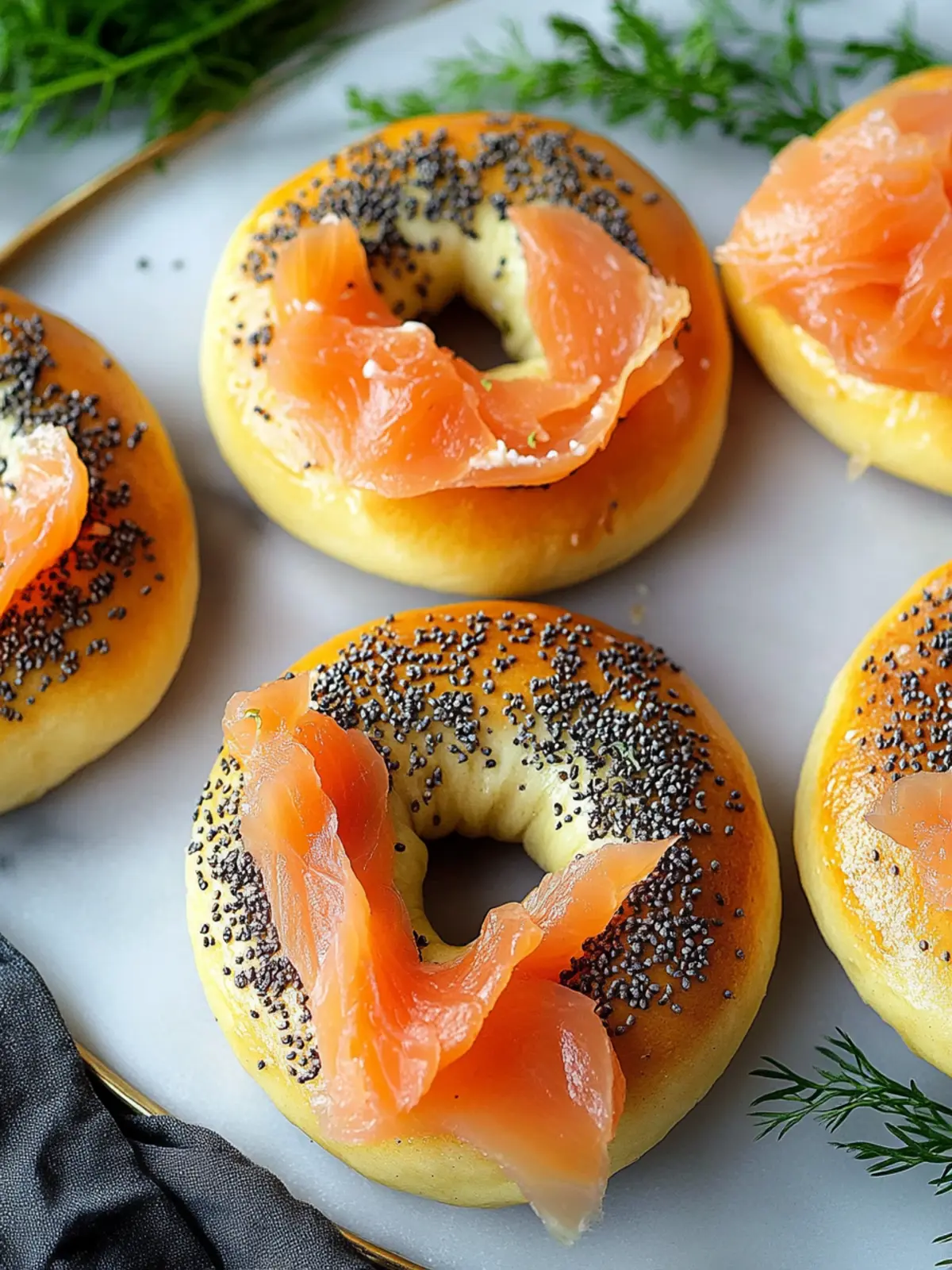 Smoked Salmon Bagels: Quick, Gourmet Breakfast in 5 Minutes 2 Smoked Salmon Bagels