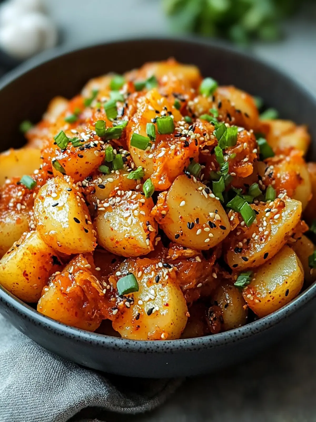 Spicy Kimchi Potato Salad That Will Wow Your Taste Buds 3 Spicy Kimchi Potato Salad