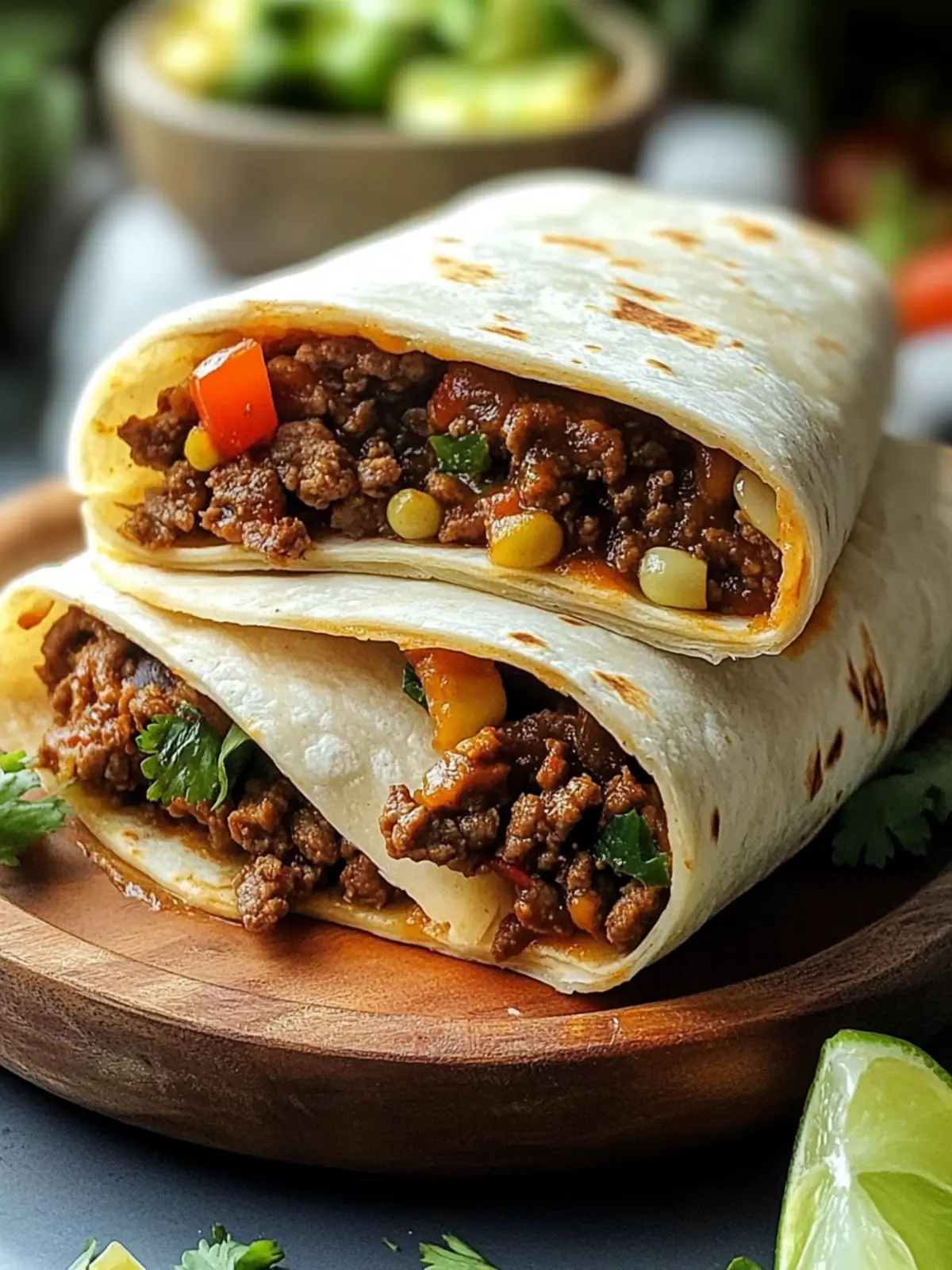 Savory Green Chile Beef Burritos for Cozy Weeknight Meals 2 Green Chile Beef Burritos